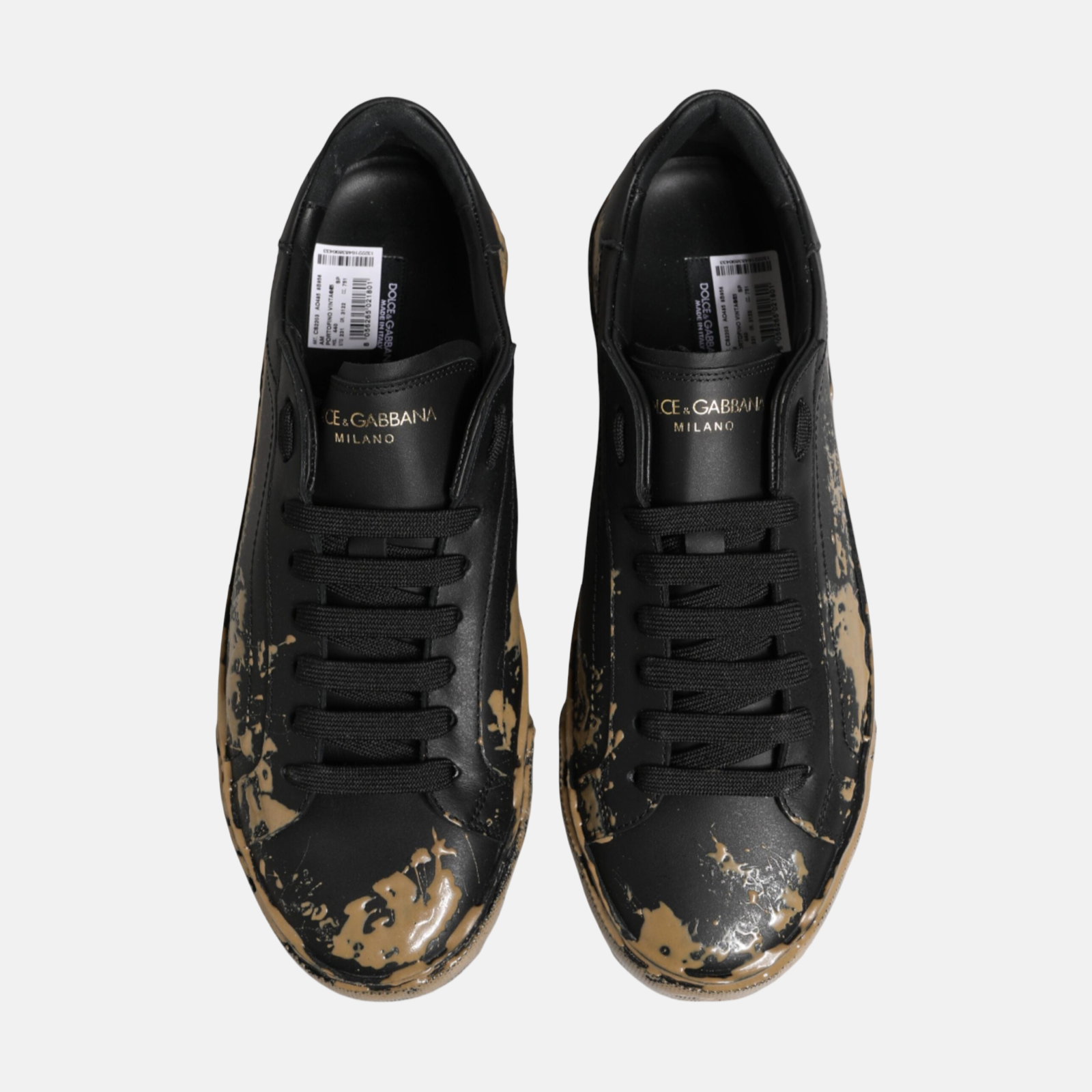 Dolce & Gabbana Portofino Vintage Men Sneakers Top View