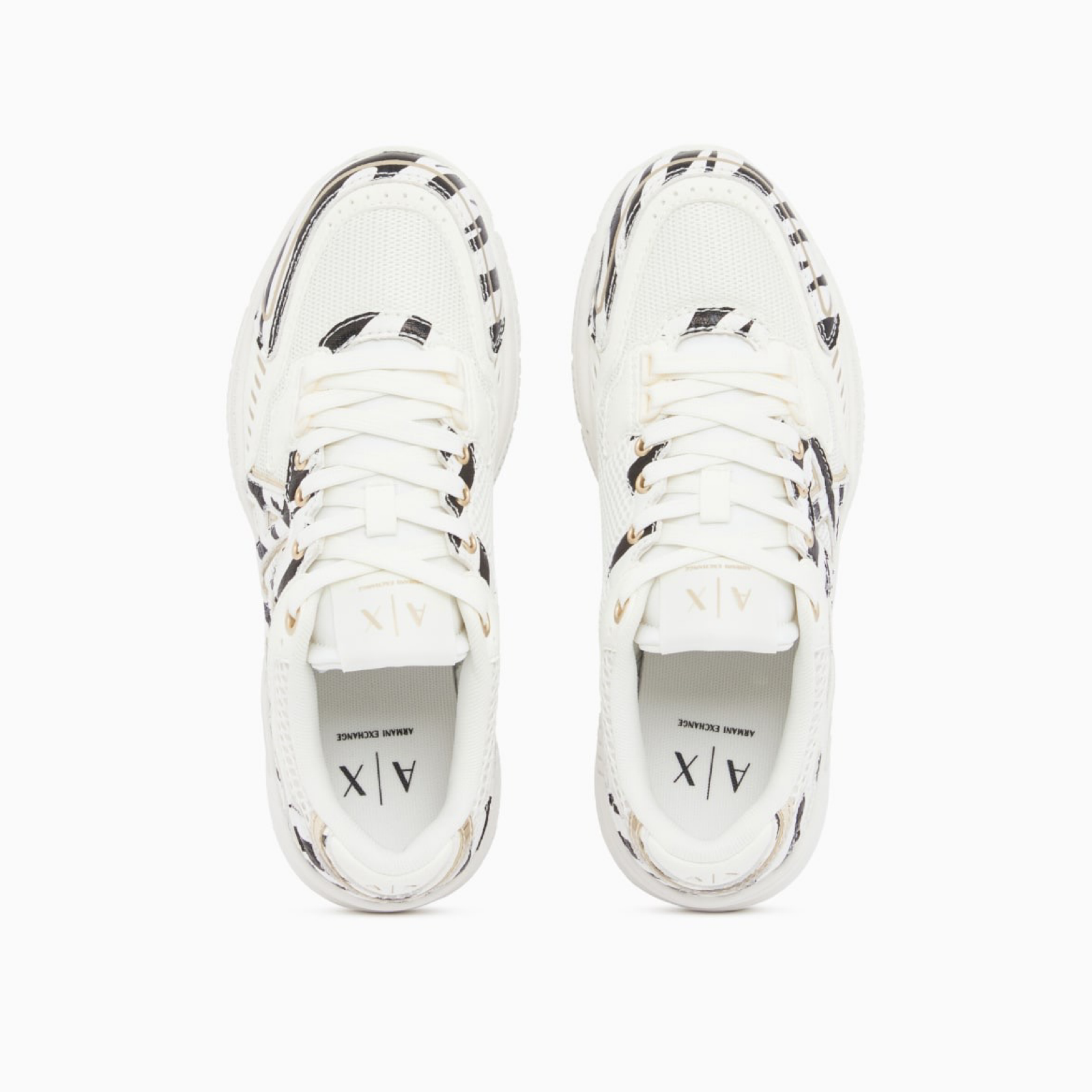 Дамски маратонки Armani Exchange Women Sneakers XW002152 AF27416 M0421 Top View