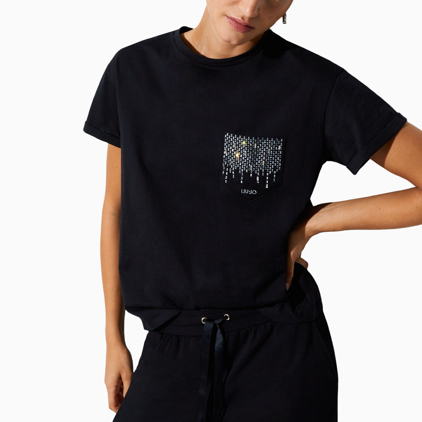 Дамка тениска Liu Jo Women T-shirt WA6372 JS923 P9392 Close-Up