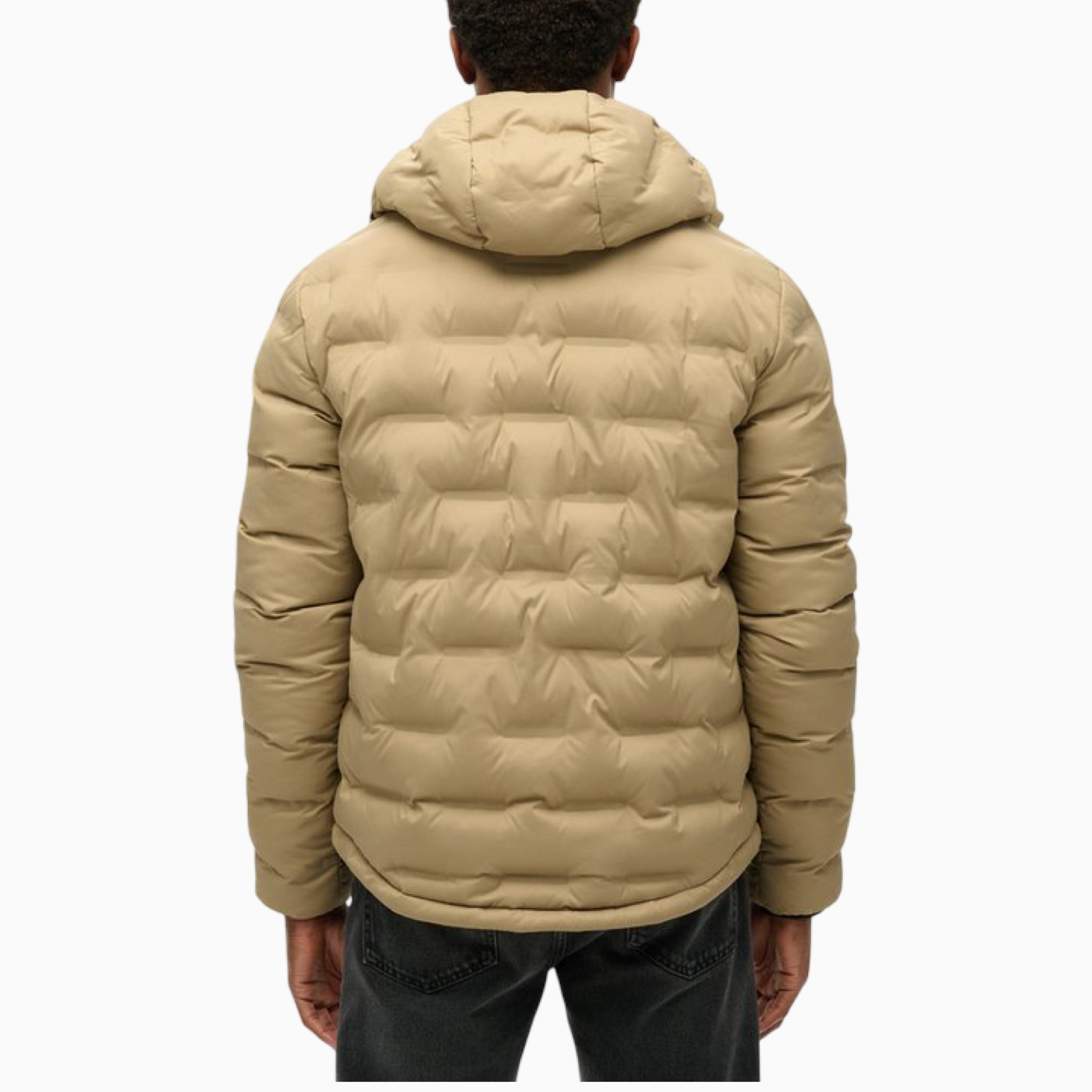 Мъжко бежово яке Superdry Men Jacket M5012045A Back View