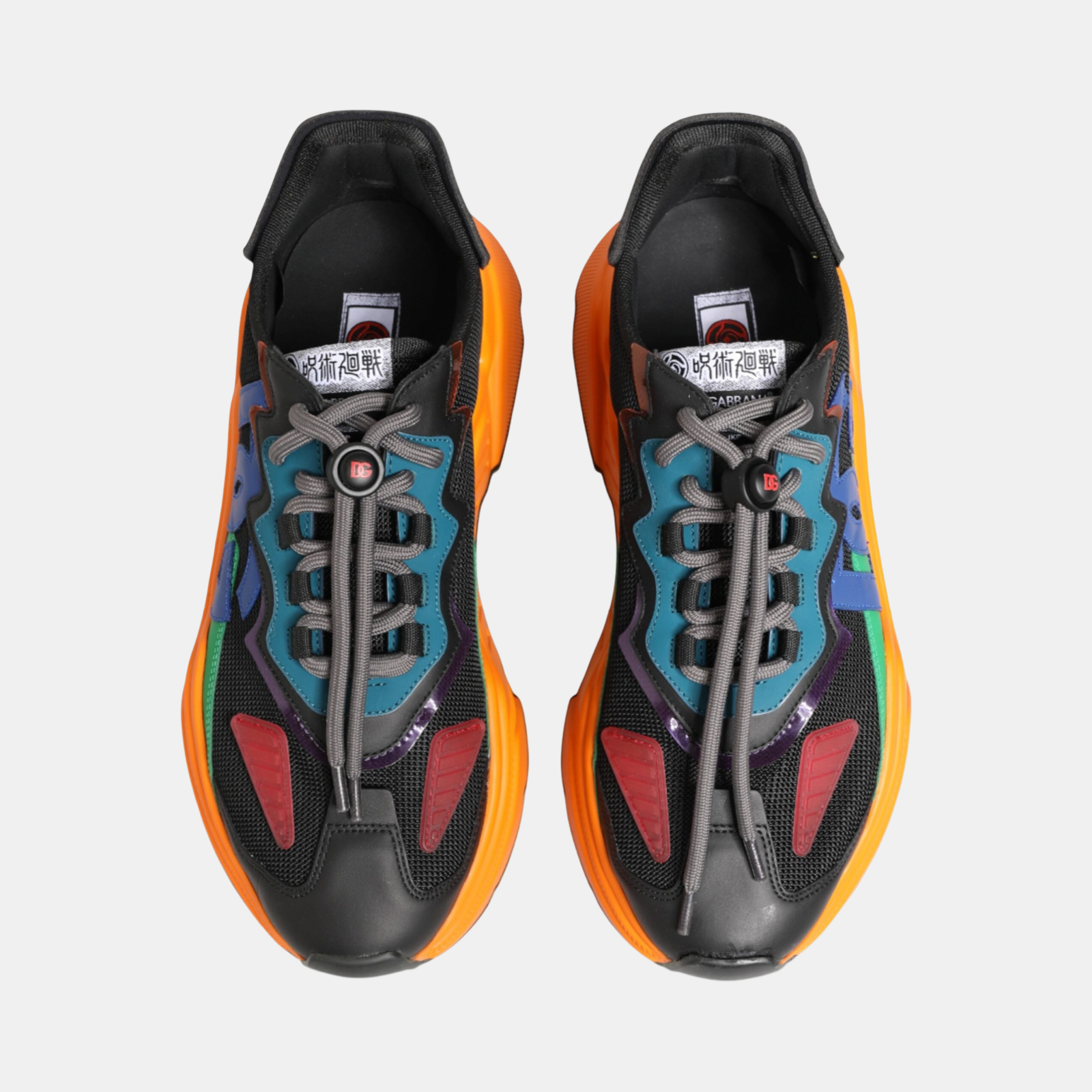Dolce & Gabbana Multicolor Daymaster Men Sneakers Top View