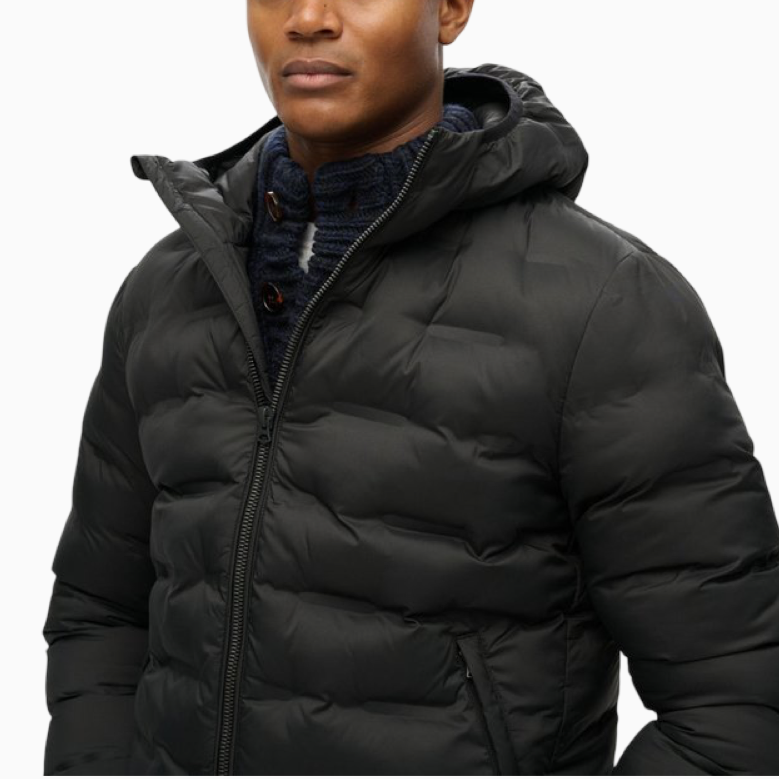 Мъжко черно яке Superdry Men Jacket
M5012045A Close-Up