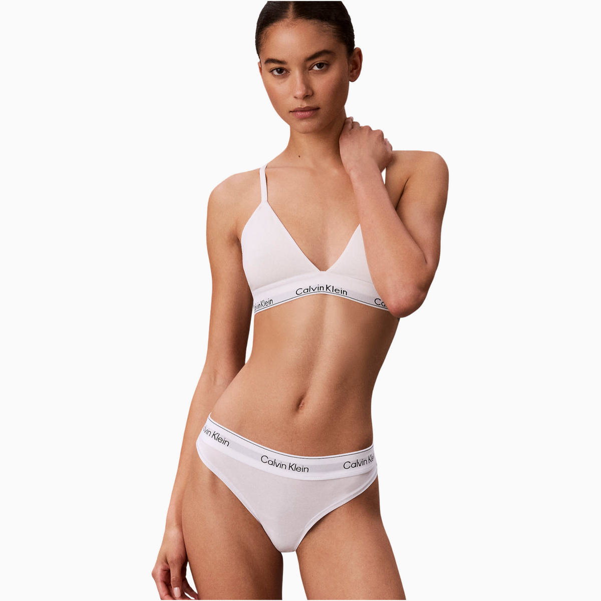 Дамски прашки Calvin Klein Women 2-Pack Thongs LV00QF8834 Front View