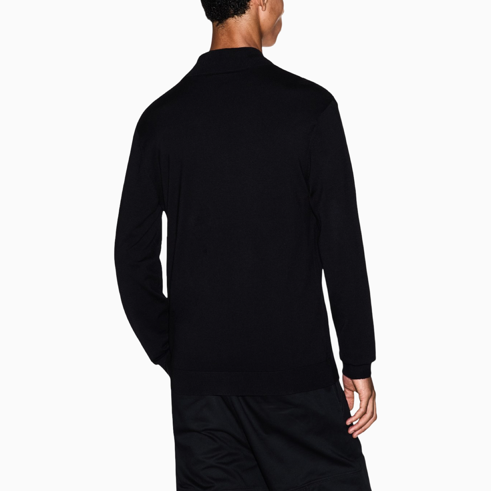 Мъжка черна жилетка Armani Exchange Men Cardigan XM001279 AF10454 Back View