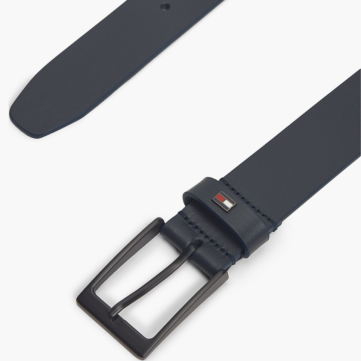 Мъжки син колан Tommy Hilfiger Men Belt AM0AM13016 DW6 Top View