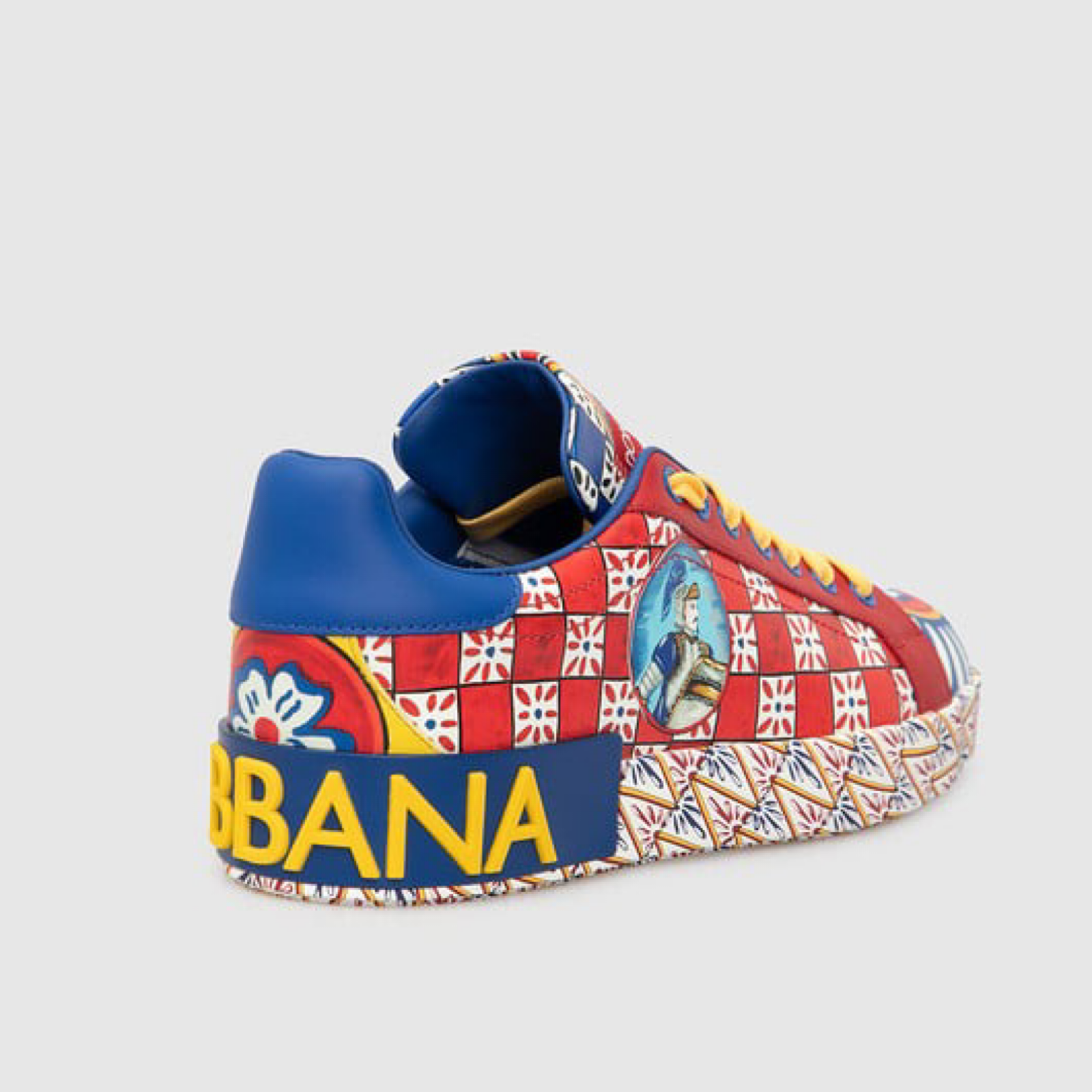 Dolce & Gabbana Portofino Carretto Women Sneakers Heel View