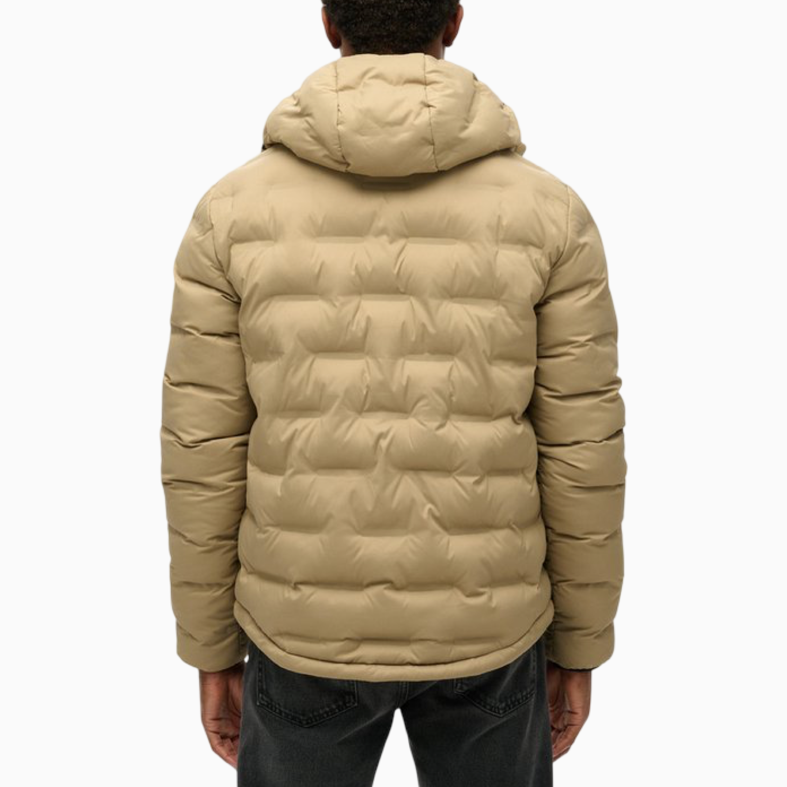 Мъжко бежово яке Superdry Men Jacket M5012045A Back View