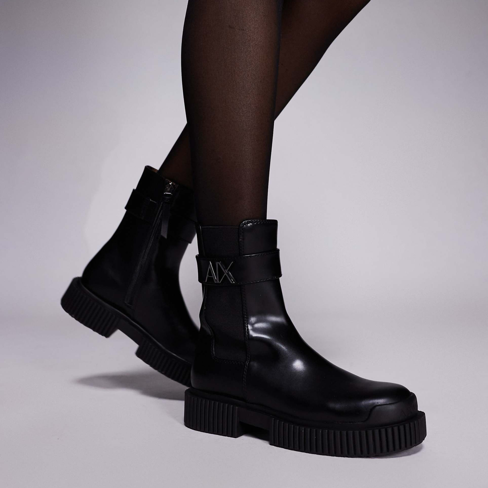 Дамски боти Women’s ankle boots Armani Exchange XW001634 AF17474 UC001 Black