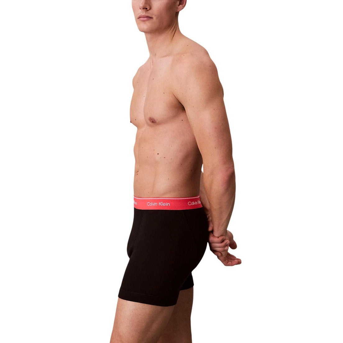 Мъжки боксерки Calvin Klein Men 3-pack Boxers 000NB4003A 3RX Side View