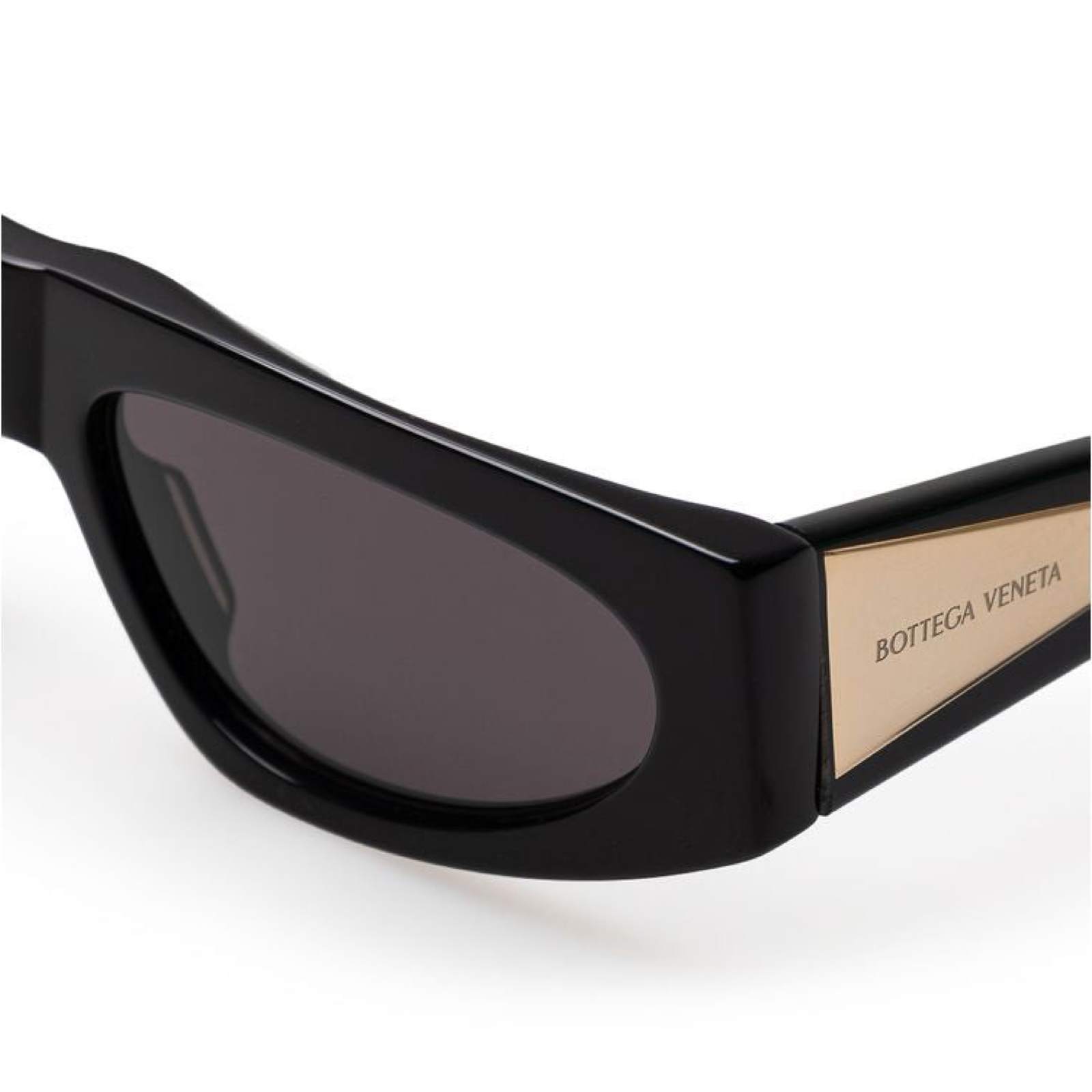 Bottega Veneta Black Acetate Sunglasses