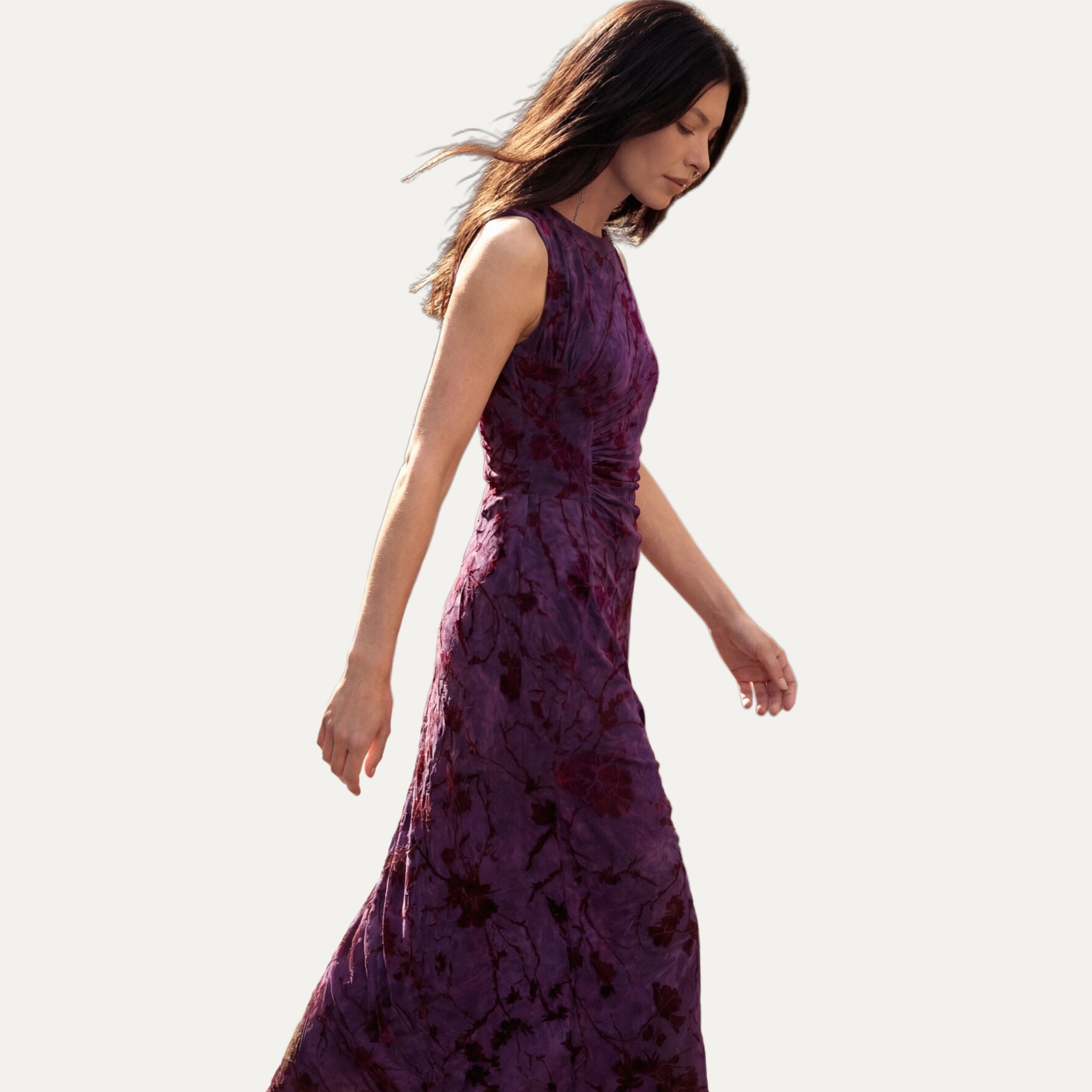 Лилава дамска рокля Desigual women’s dress 25WWVK33 3028 Side view