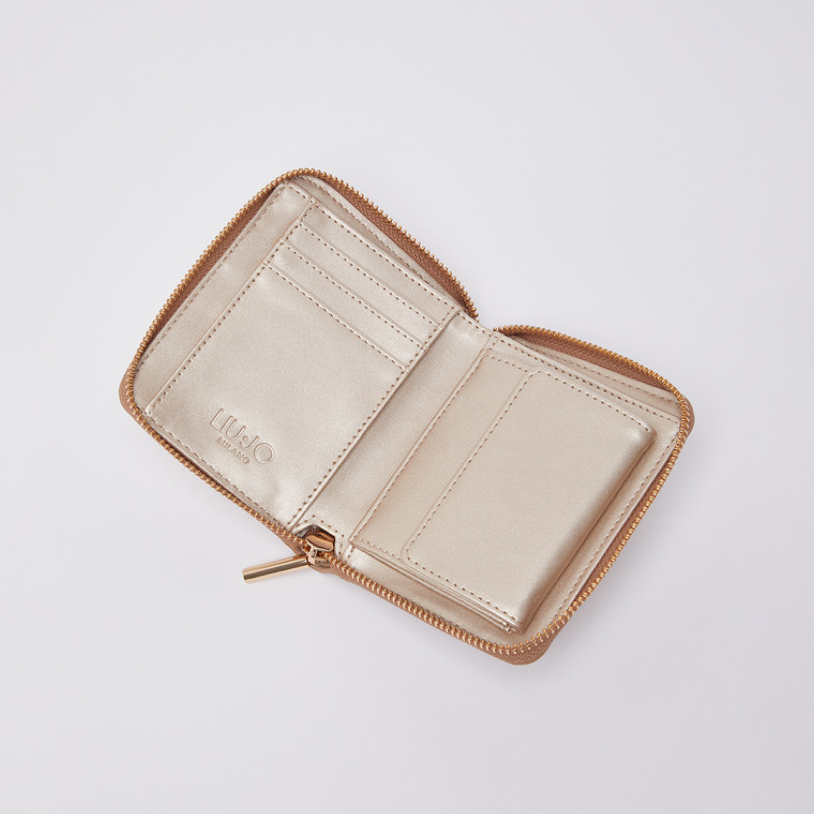 Дамско бежово портмоне Liu Jo Women Wallet AA6156 E1012 00070 Inside View