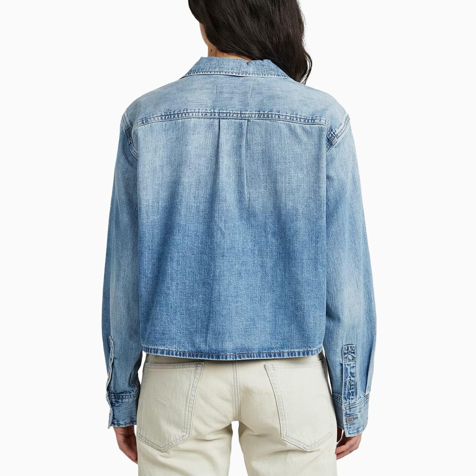 Дамска дънкова риза G-Star Women Shirt D29076 D252 H954 Back View