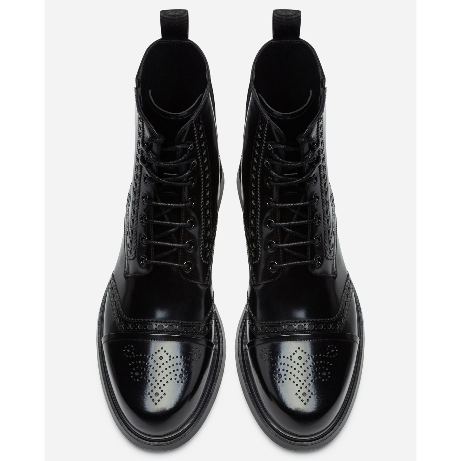 Dolce & Gabbana Vulcano Mid Calf Men Boots Top View