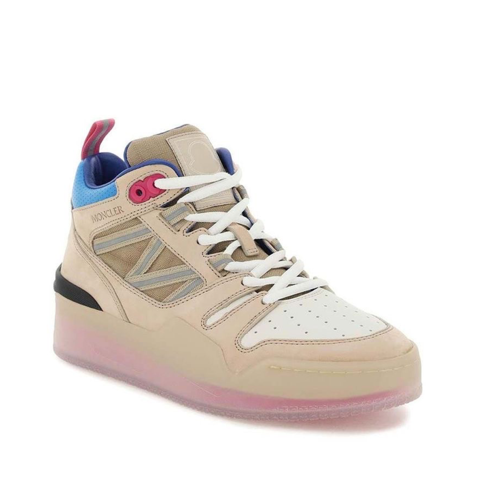 Moncler Pivot High Women Sneakers Medial View