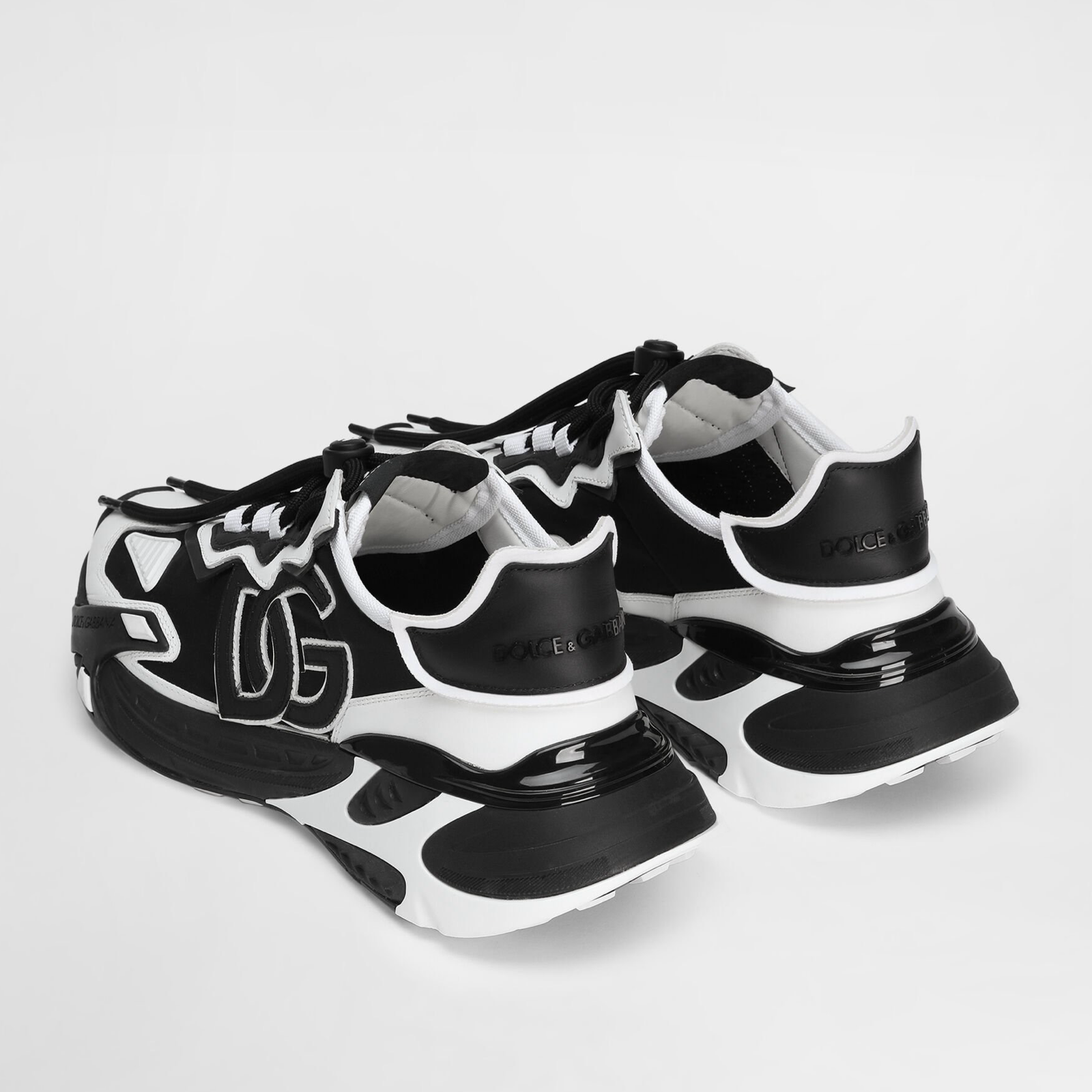 Dolce & Gabbana Day Faster Men Sneakers CS2355AG382_89697 Heel View