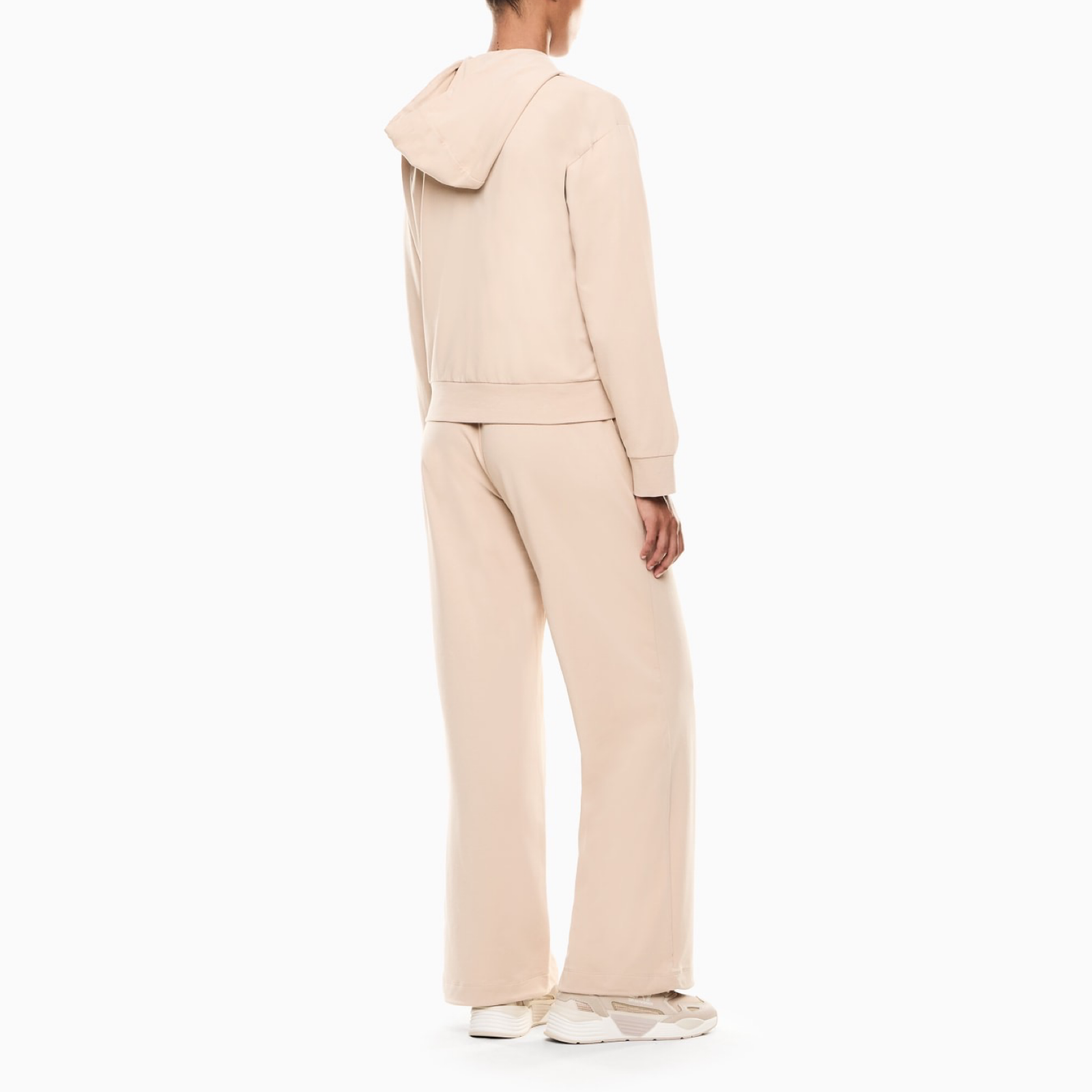 Дамски бежов екип EA7 Emporio Armani Women Tracksuit 7W000464 AF13135 Back View
