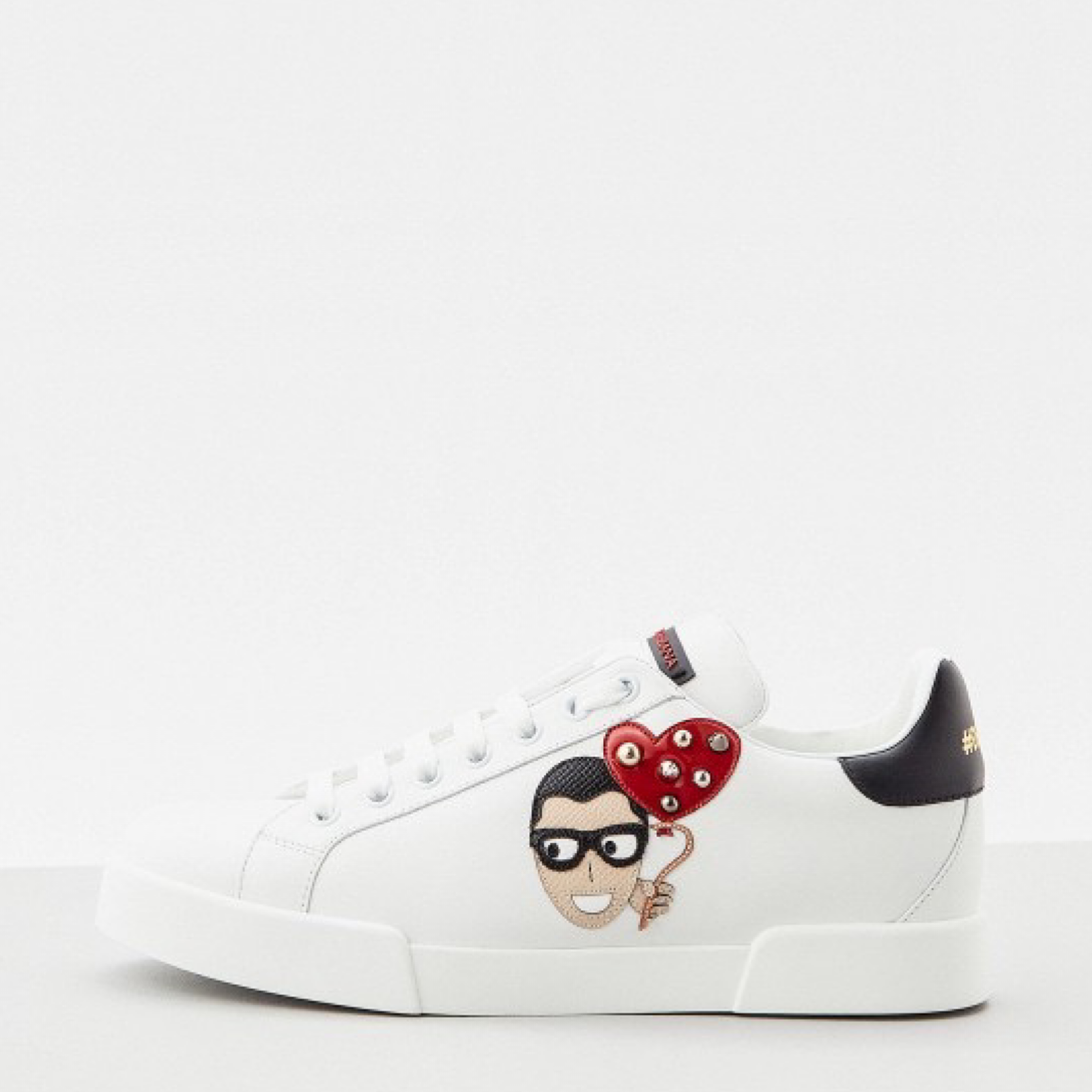 Dolce & Gabbana #DGFamily Portofino Women Sneakers Lateral View