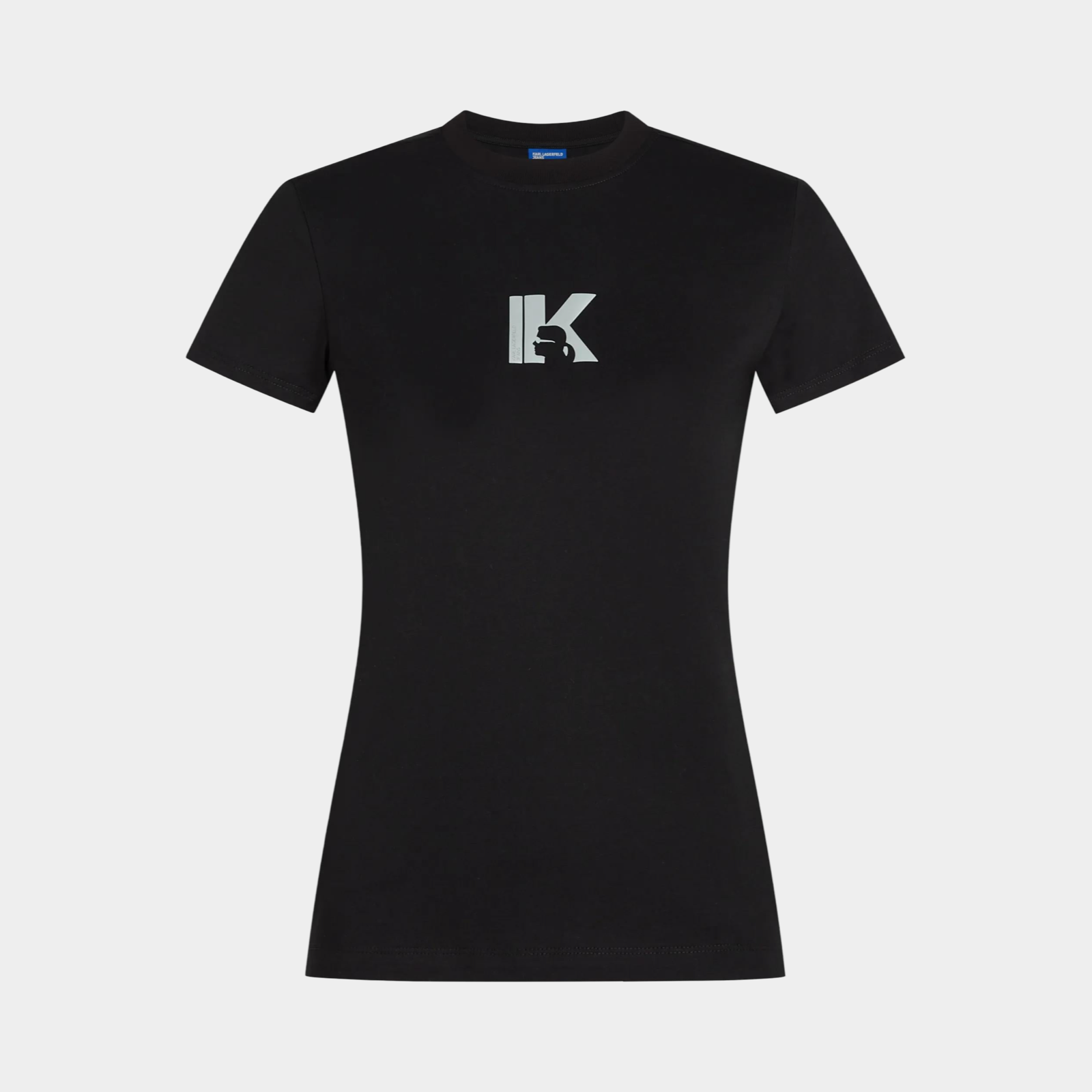 Дамска черна тениска Karl Lagerfeld Jeans Women T-shirt B2W17064 999 Front View