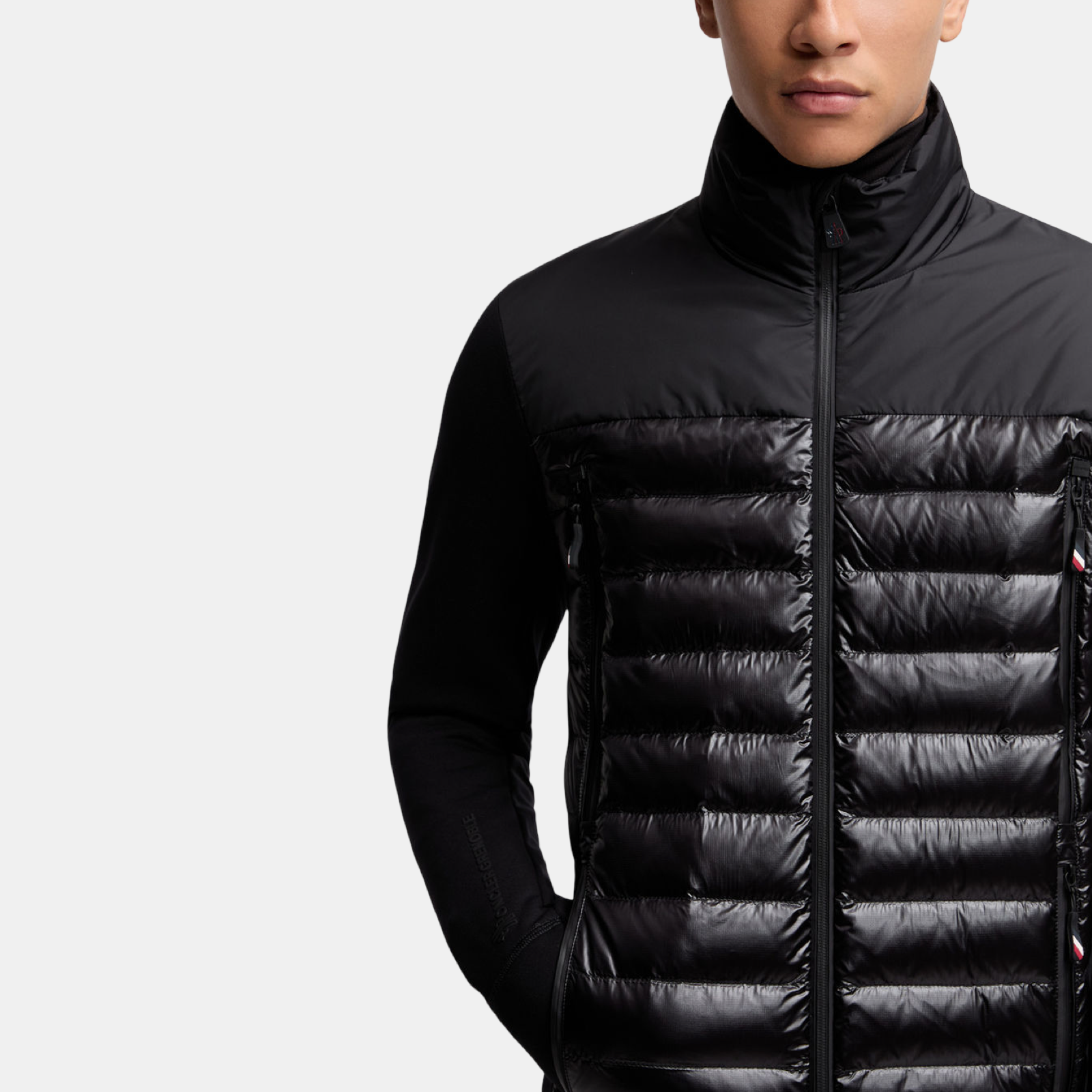 Moncler Grenoble Padded Polartec® Zip-Up Men Jacket K20978G 00278 99IG Close-Up