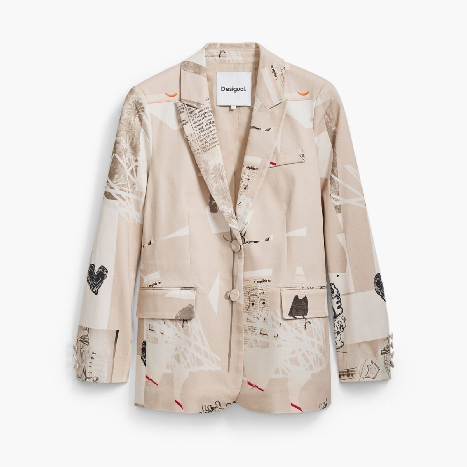 Дамско сако Desigual x Christian Lacroix 25SWEW43