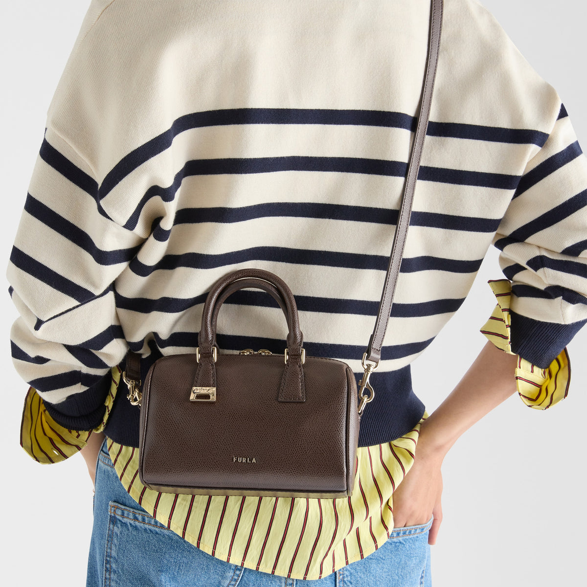 Furla Olivia Boston Mini дамска чанта