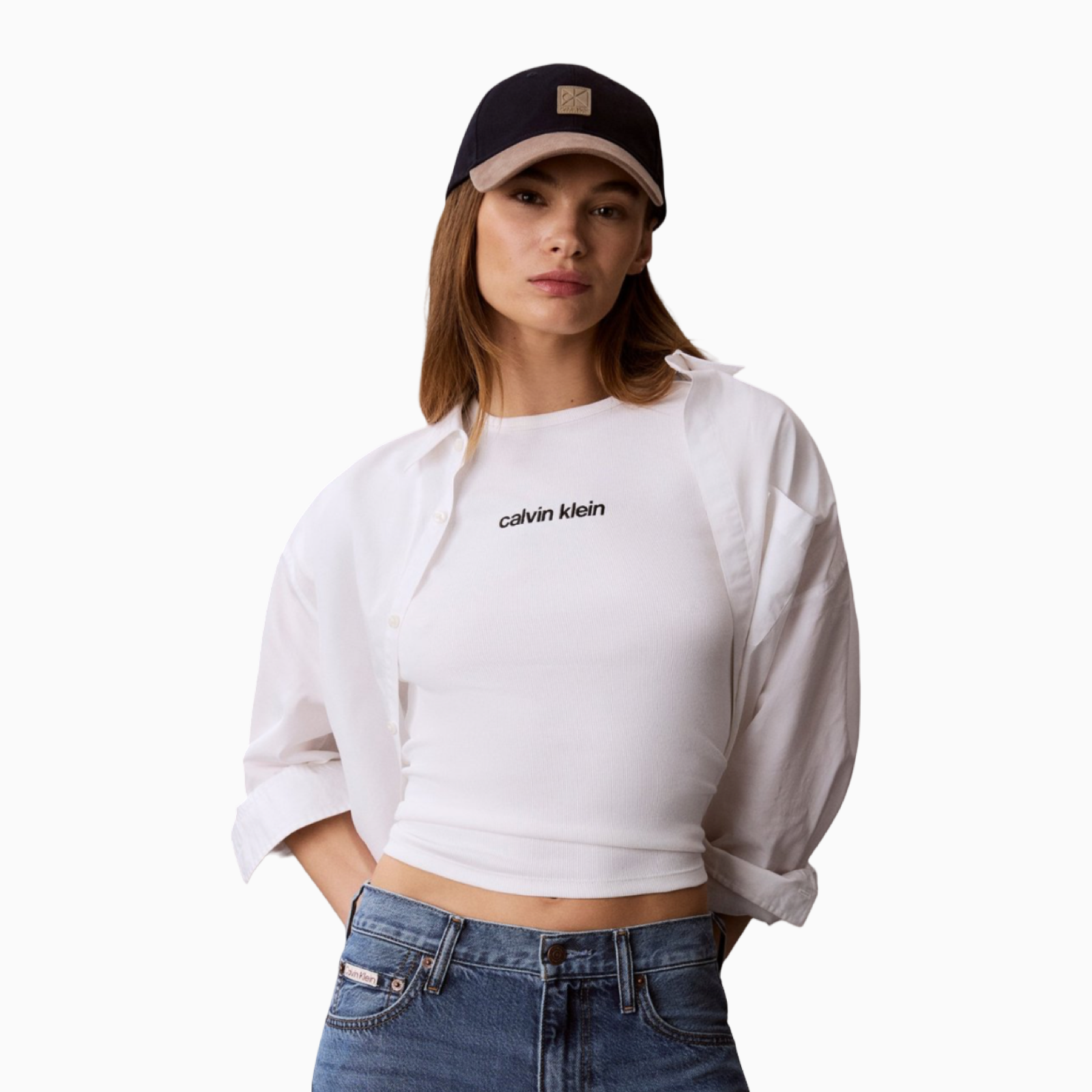 Дамска тениска Calvin Klein Jeans Women T-shirt LV047G816G YAF Front View