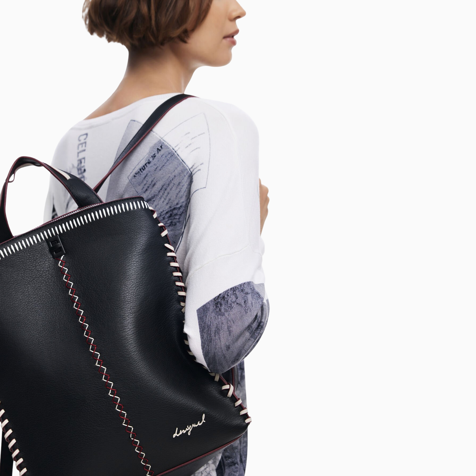 Дамска раница Women’s rucksack Desigual
25WAKP17 2000 Black lifestyle view