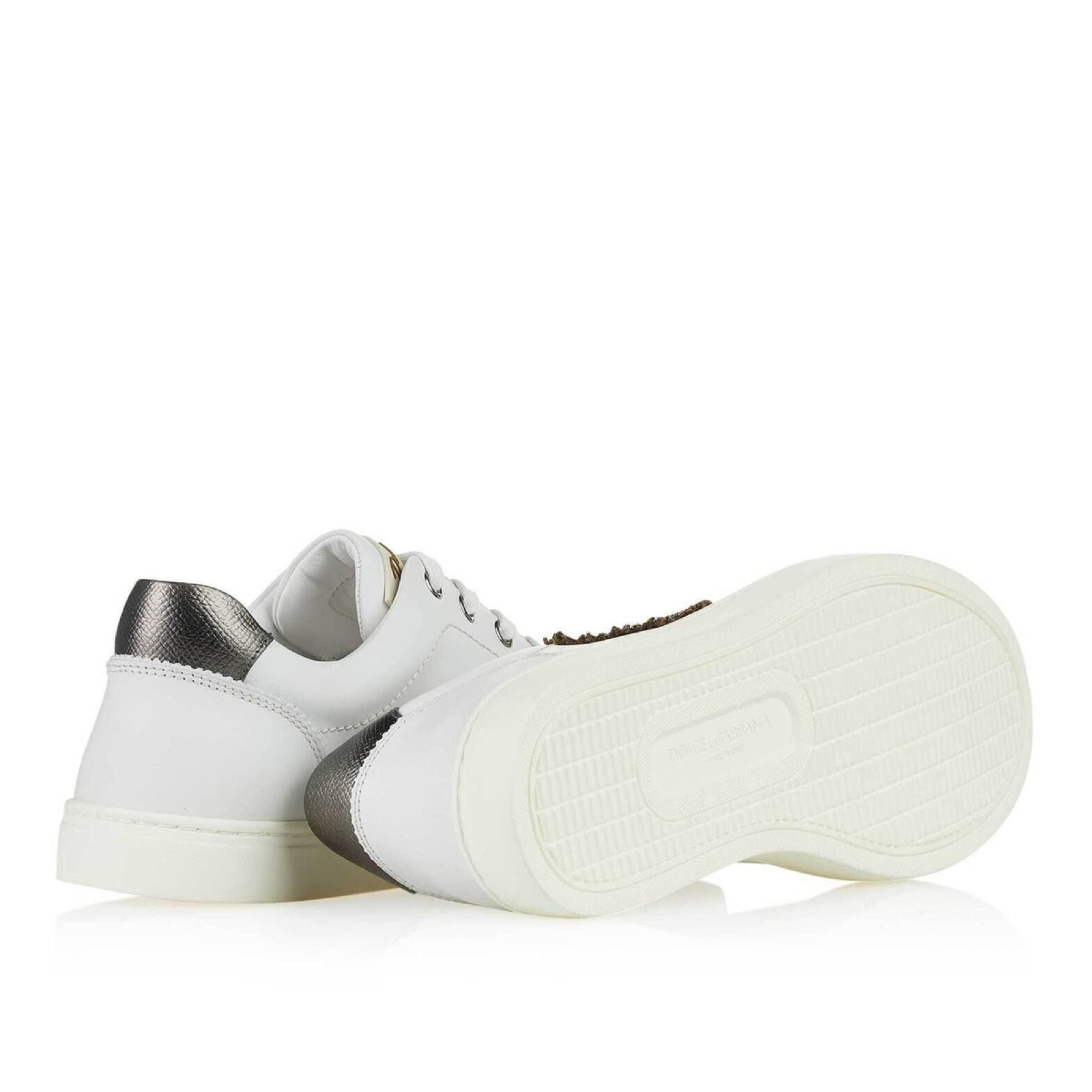 Dolce & Gabbana London Sacred Heart Men Sneakers Heel View