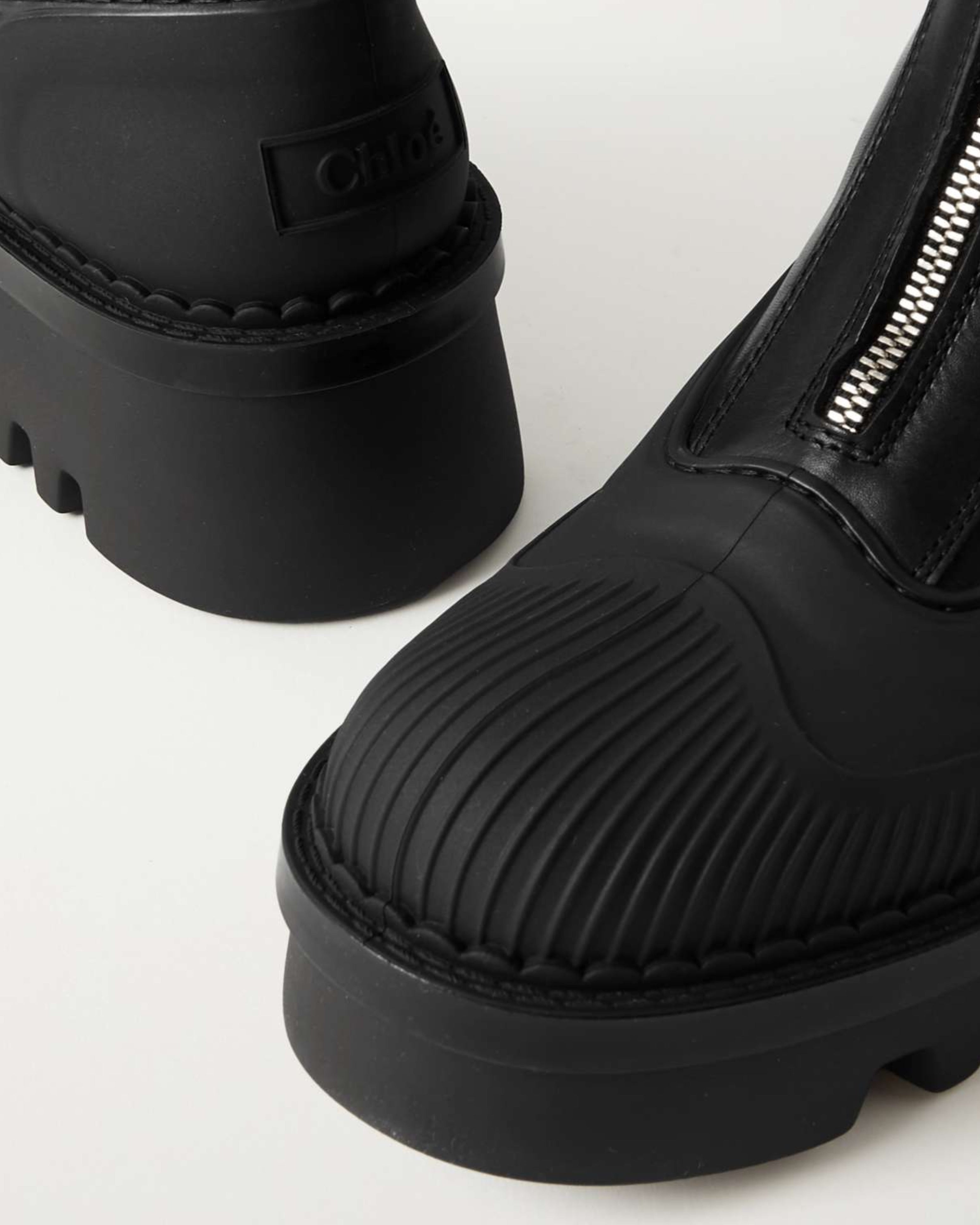 Дамски ботуши Women’s boots Chloé Raina Black close-up view