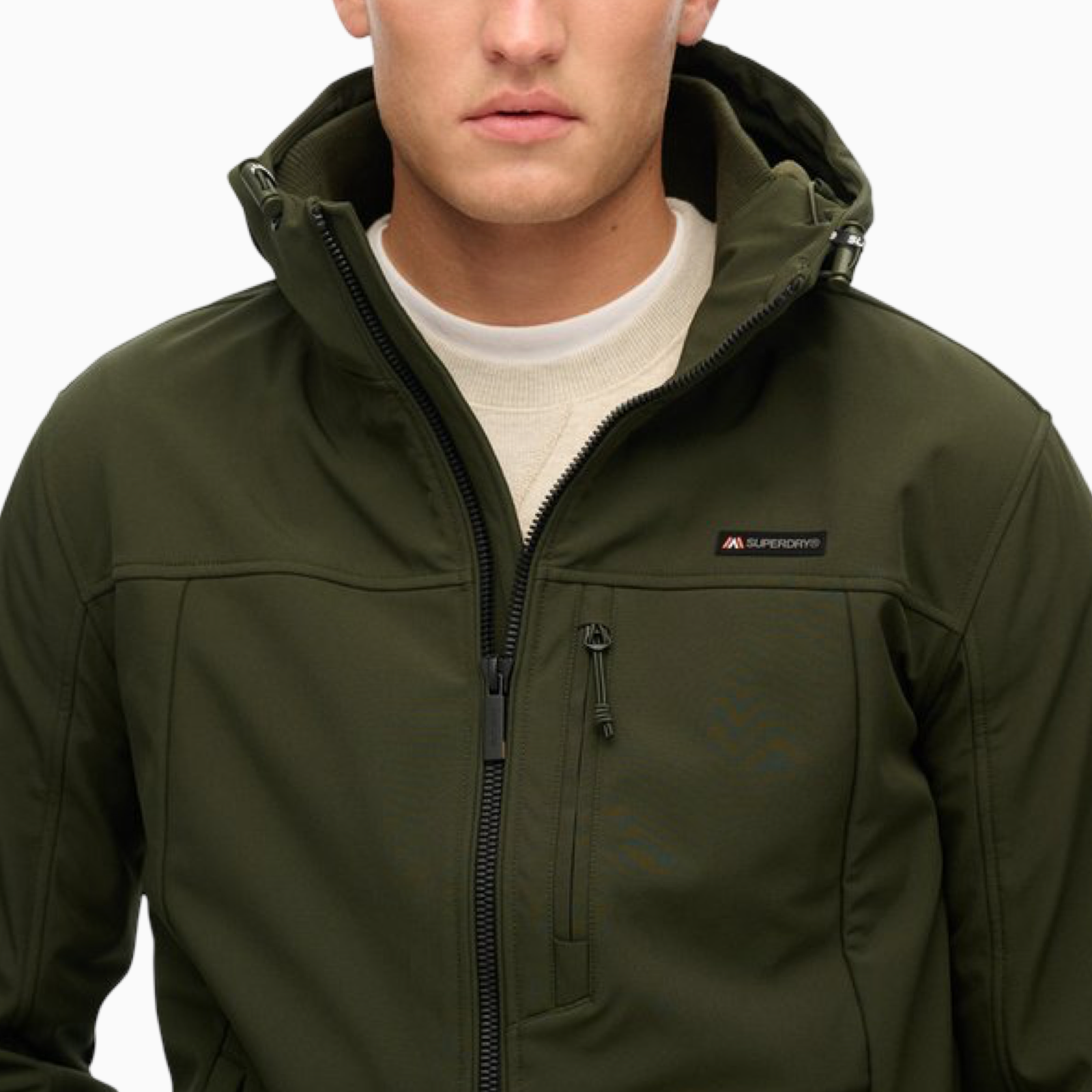 Мъжко зелено яке Superdry Men Jacket M5012103A Close-Up