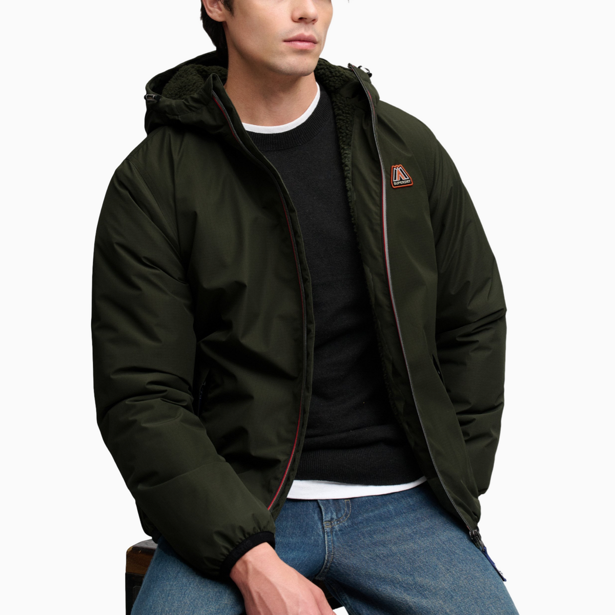 Мъжко яке Superdry Men Winter Tri Windbreaker Jacket M5012444A Front View