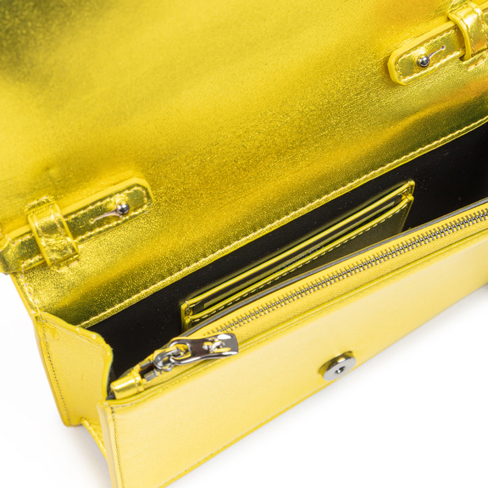 Ferrari GT Patent Leather Bag Inside View
