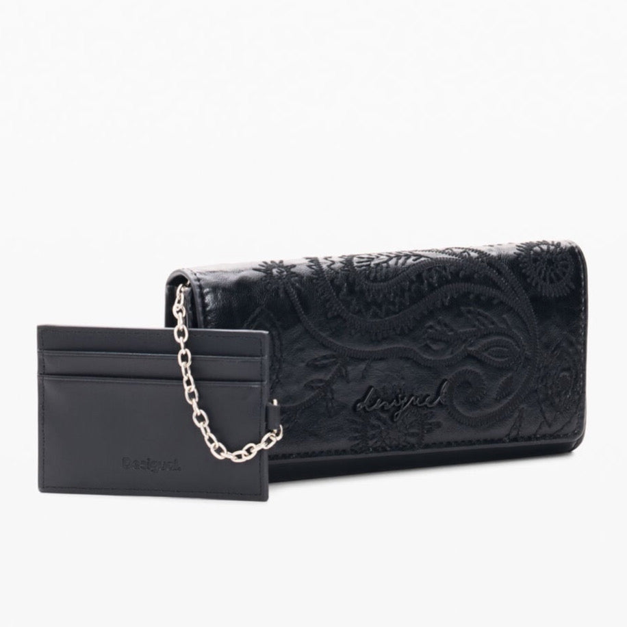 Дамско портмоне Desigual women’s wallet 26WAYP25 2000 Side view