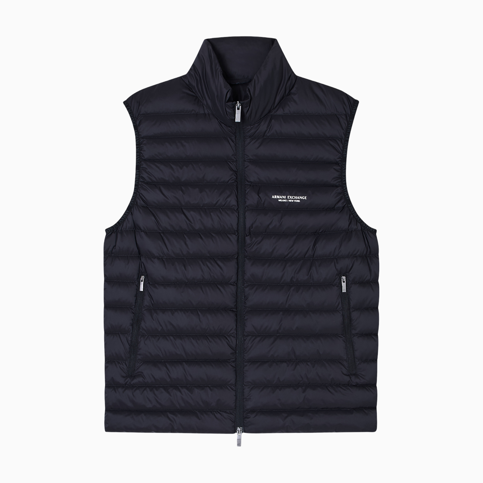 Мъжки черен елек Armani Exchange Men Gilet XM001576 AF16927 UC001 Front View