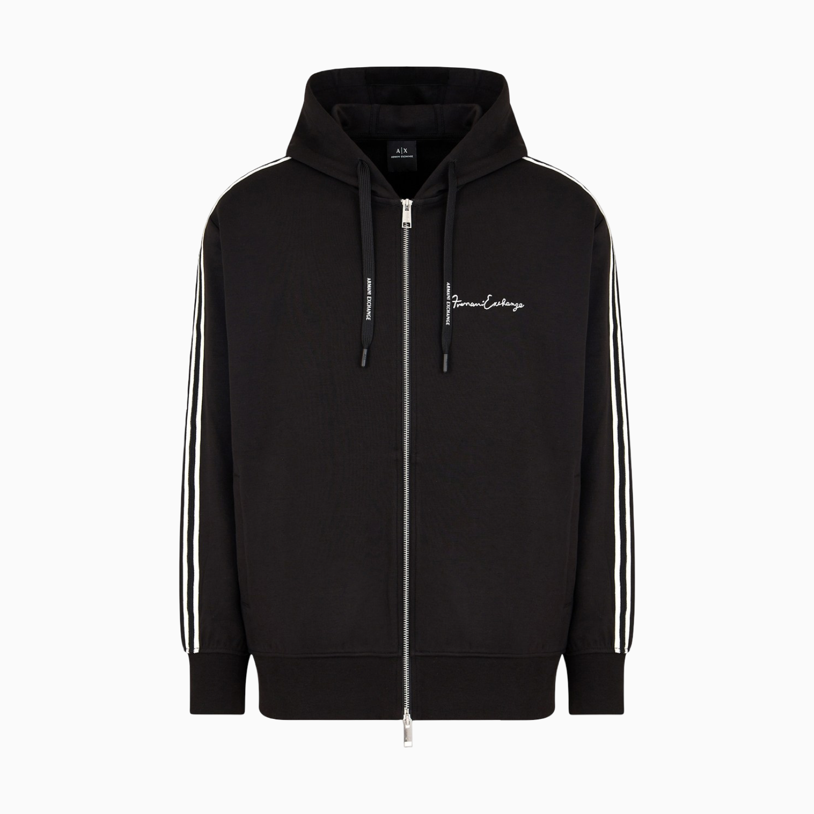 Мъжки черен суичър Armani Exchange Men Sweatshirt 8NZMSH Z9N1Z 1200 Front View