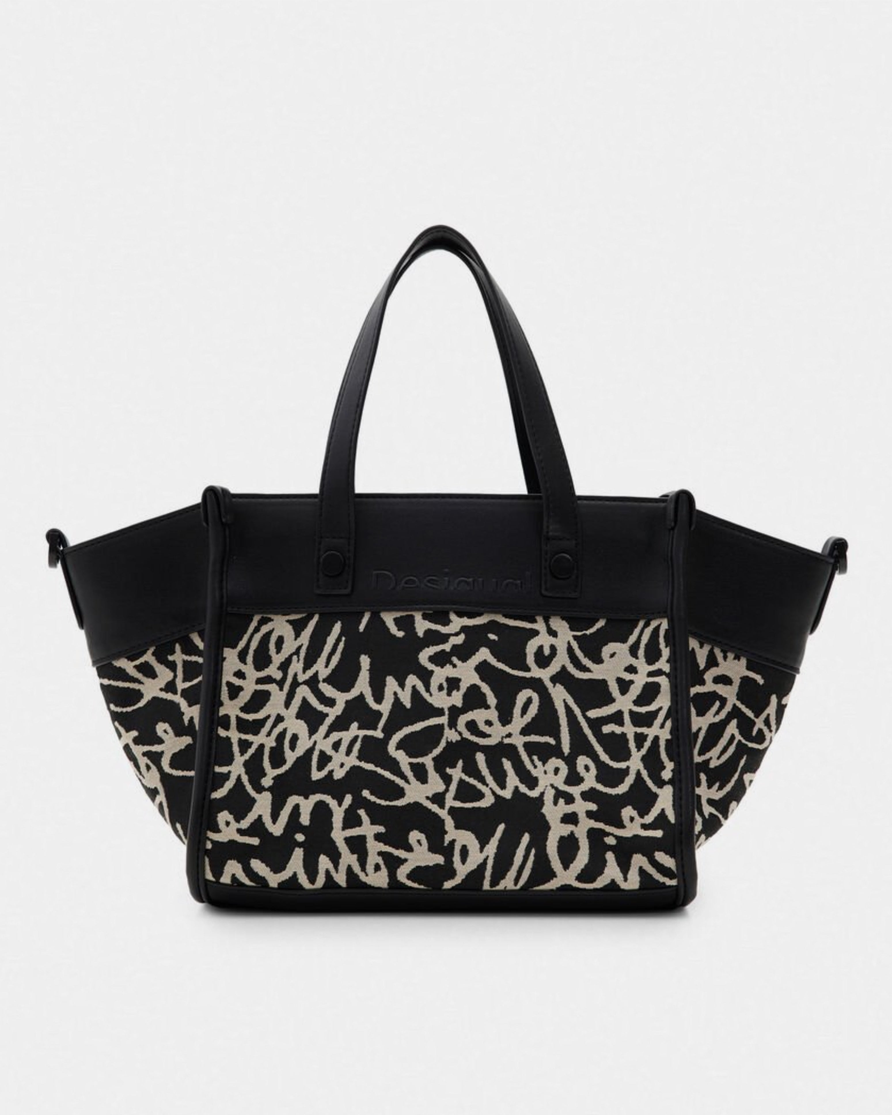 Дамска чанта Women’s canvas handbag Desigual 23WAXA31 2000U Black