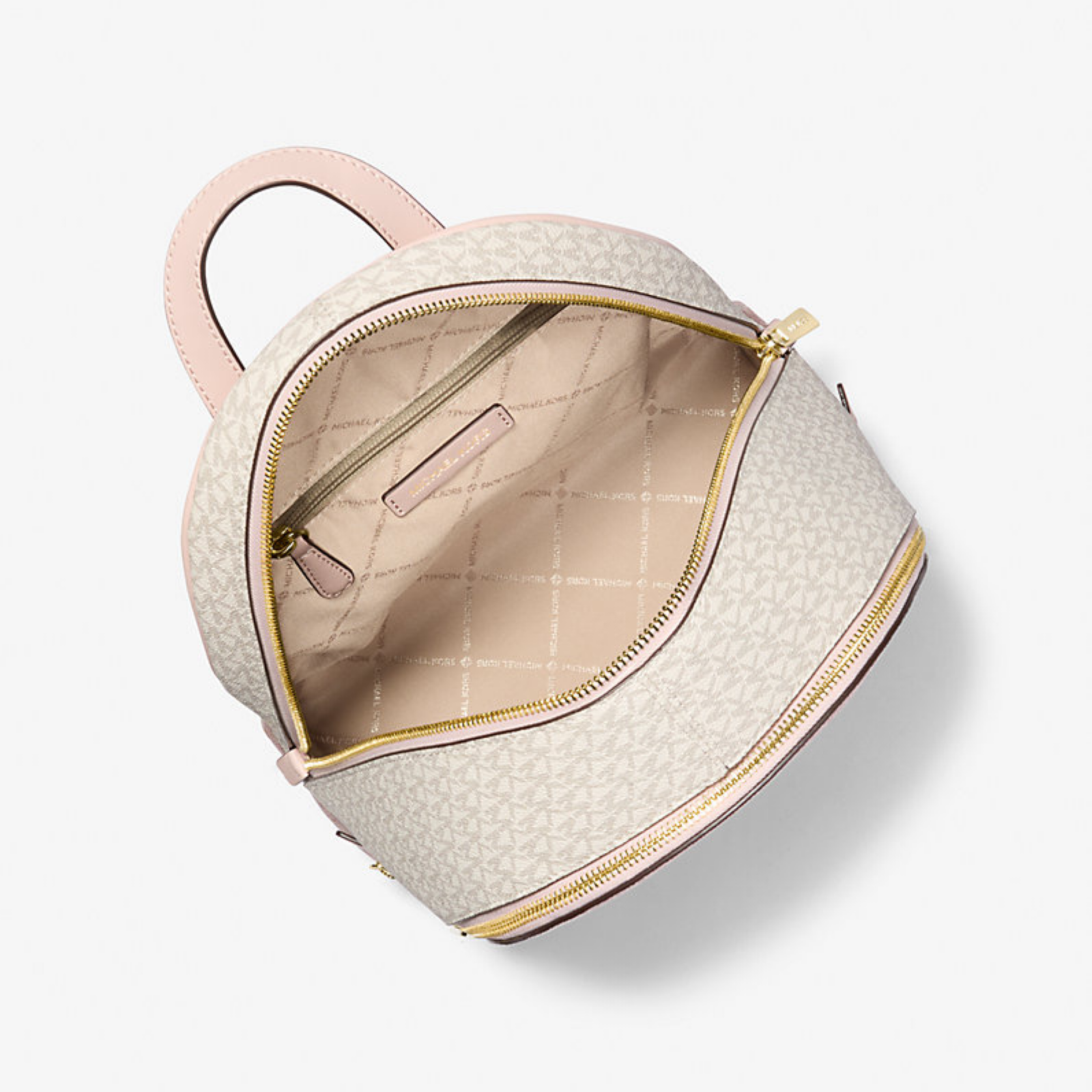 Дамска раница Michael Mors Rhea Signature Logo Backpack 35S5GRAB6VPWD Inside View