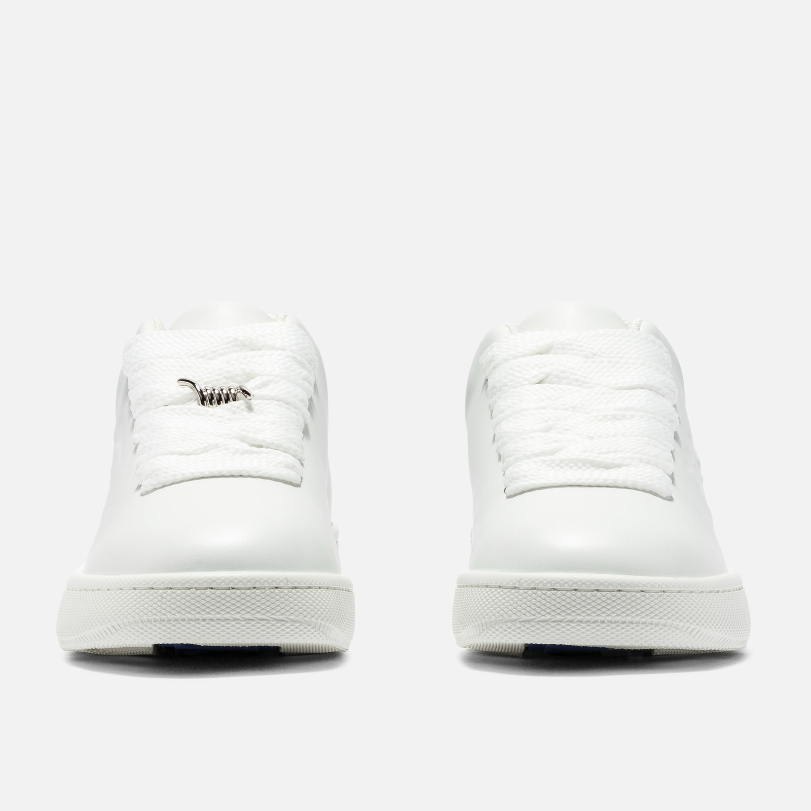 Burberry Box Leather Men Sneakers Front View