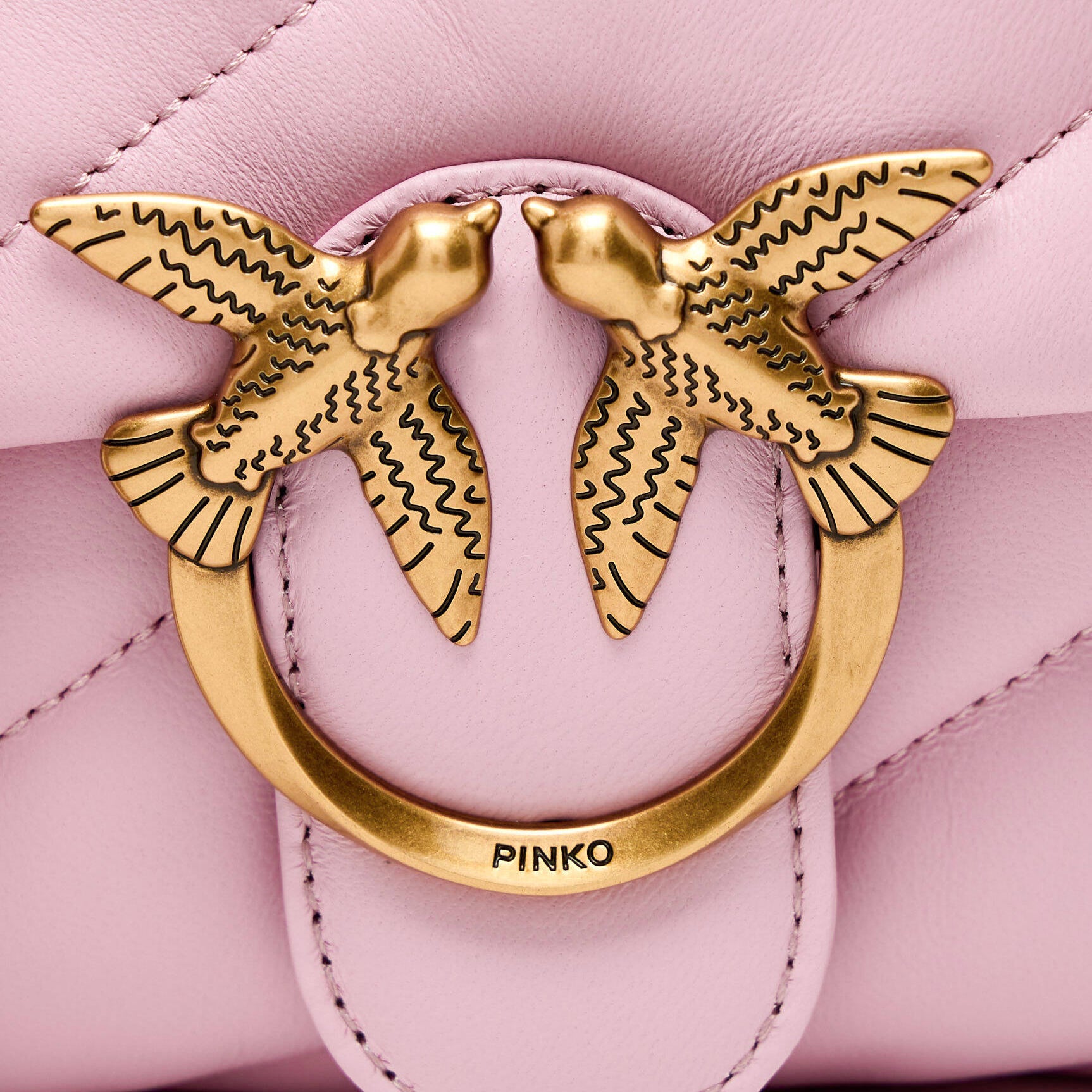 Дамска чанта Women’s shoulder bag Pinko Love Puff Mini 100039 A0F2 P26Q Pink detail view