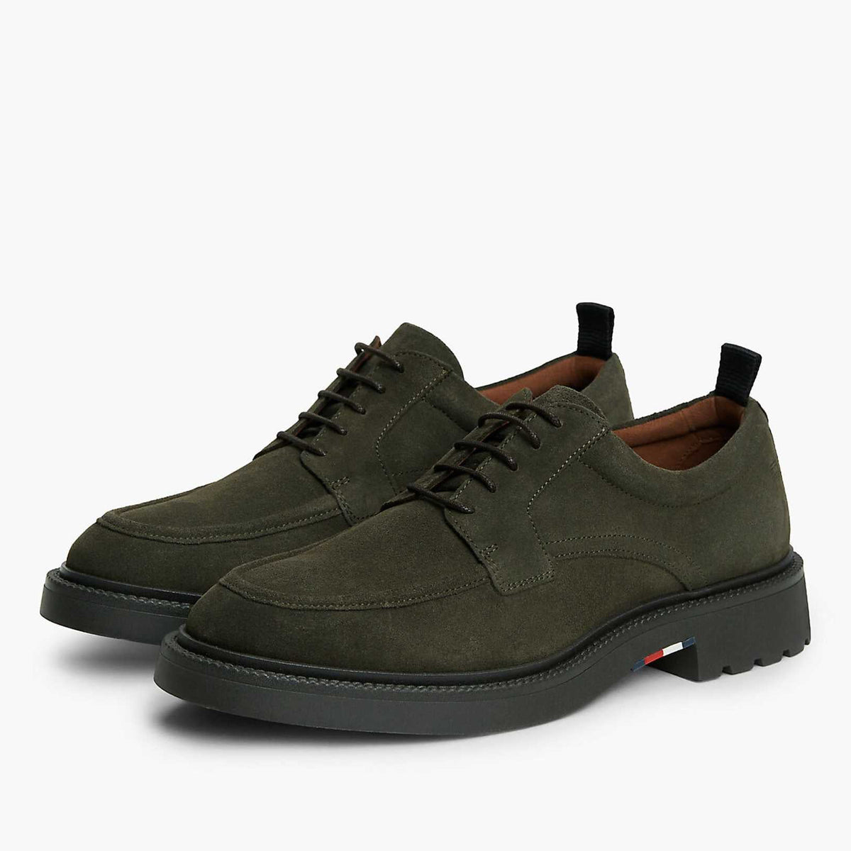 Мъжки обувки Men’s formal shoes Tommy Hilfiger
FM0FM05980 RBN Olive Green angled view
