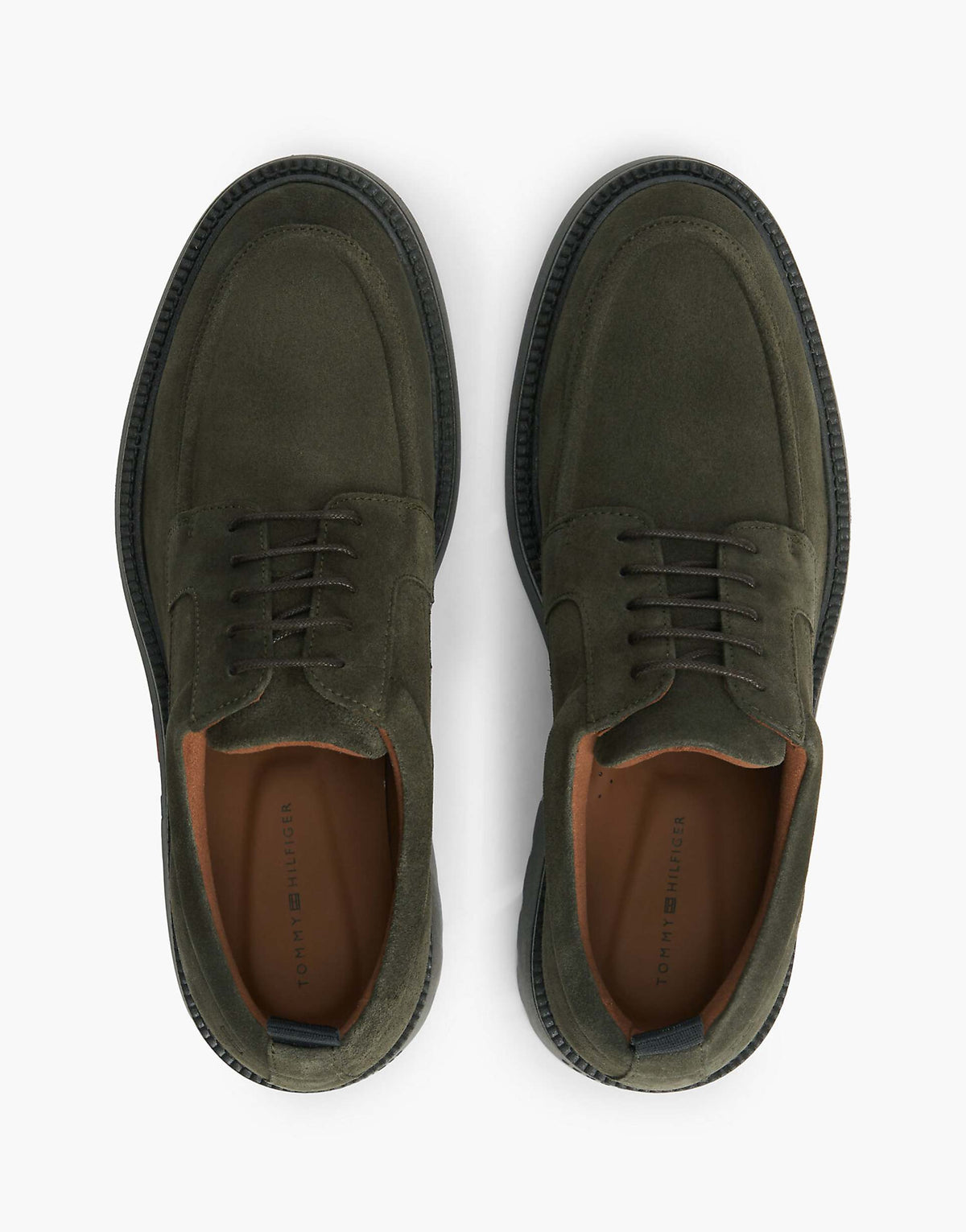 Мъжки кецове Men’s formal shoes Tommy Hilfiger
FM0FM05980 RBN Olive Green top view