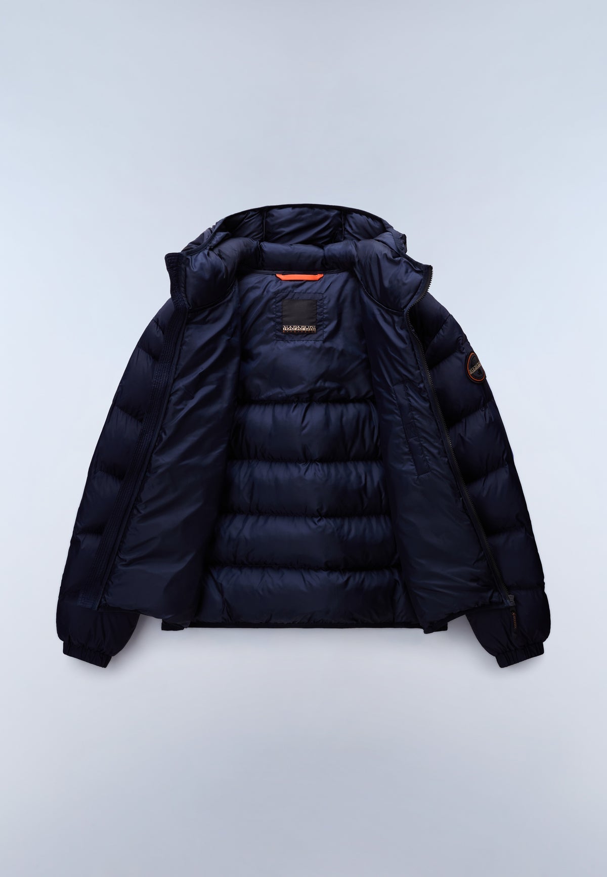 Men’s hooded puffer jacket Napapijri Molveno
NP0A88V2A 176 Dark Blue inside view