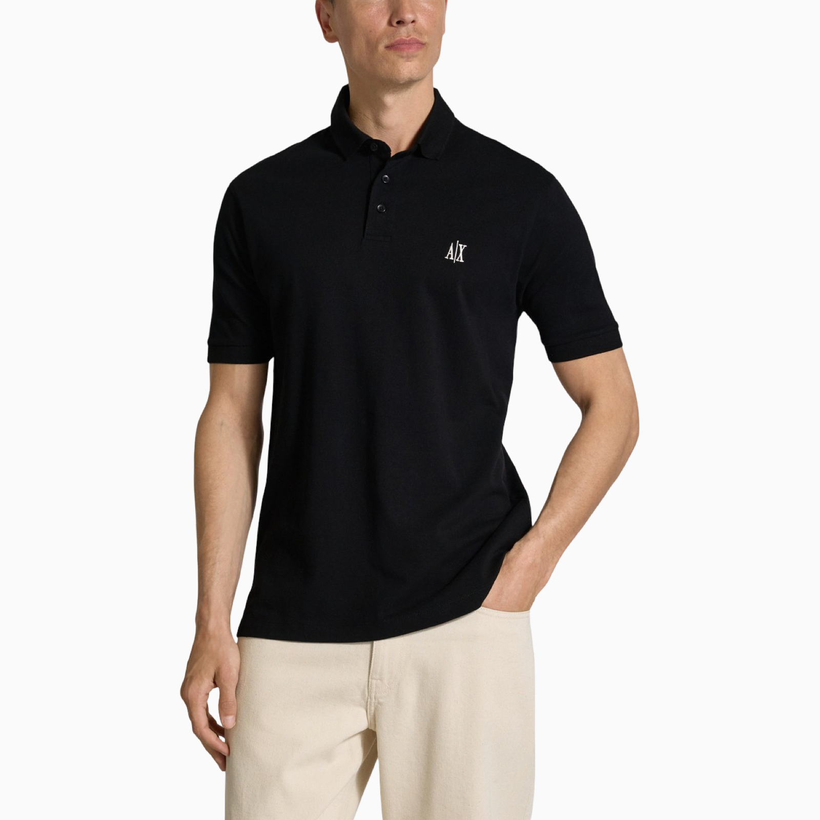 Мъжка поло тениска Men’s polo Armani Exchange XM000367 AF13022 UC001 front view