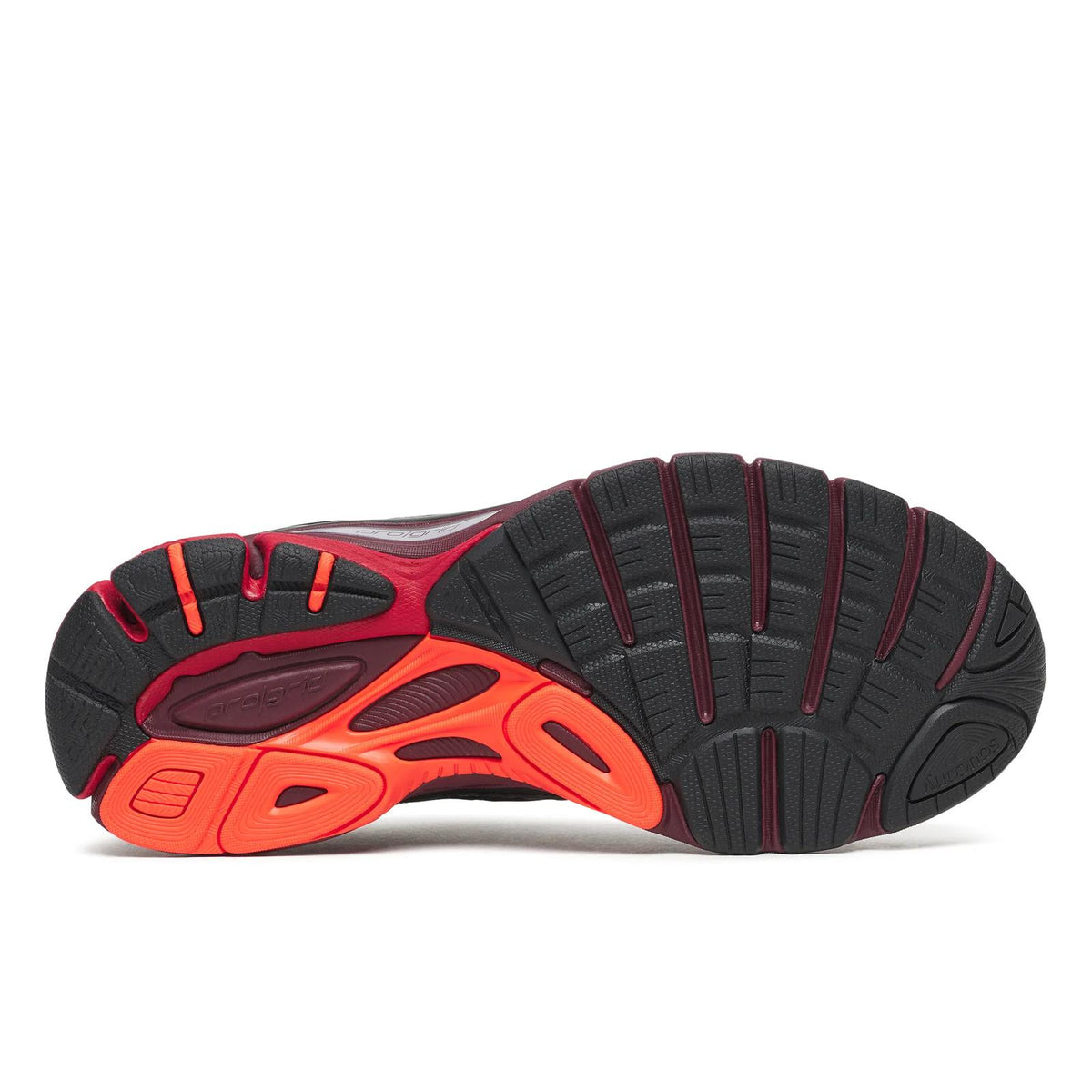 Мъжки маратонки Saucony Progrid Guide 7 S101493-1013 (сребристо / Maroon) Изглед на подметката