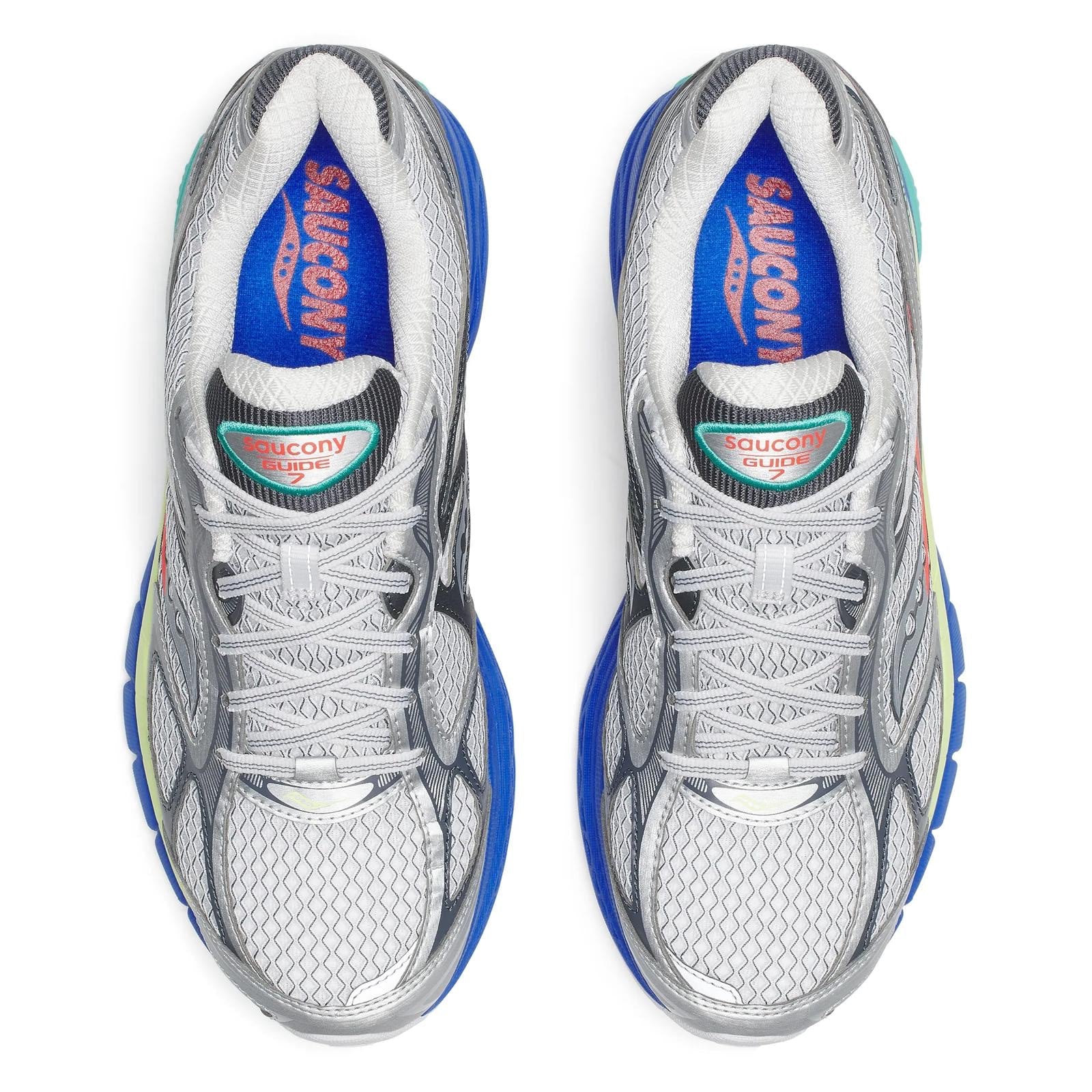 Мъжки маратонки Men’s sneakers Saucony ProGrid Guide 7 S101493-1014 Silver / Multi top view