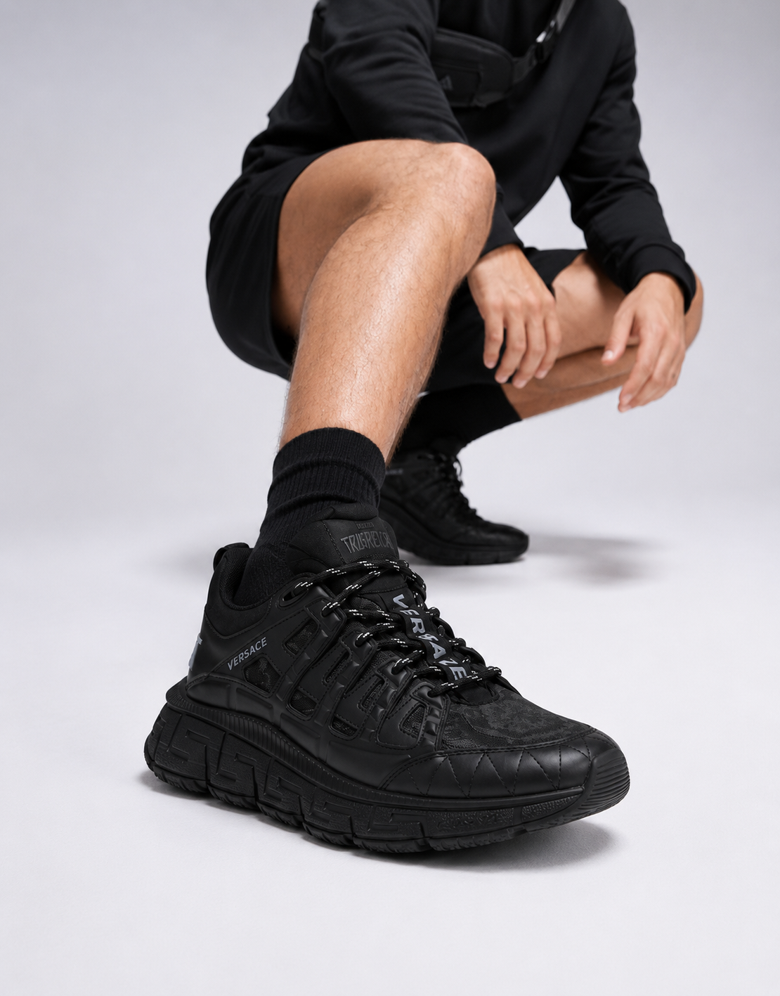 Мъжки кецове Men’s sneakers Versace Trigreca
DSU8094-1A09769-2B580 Black lifestyle view