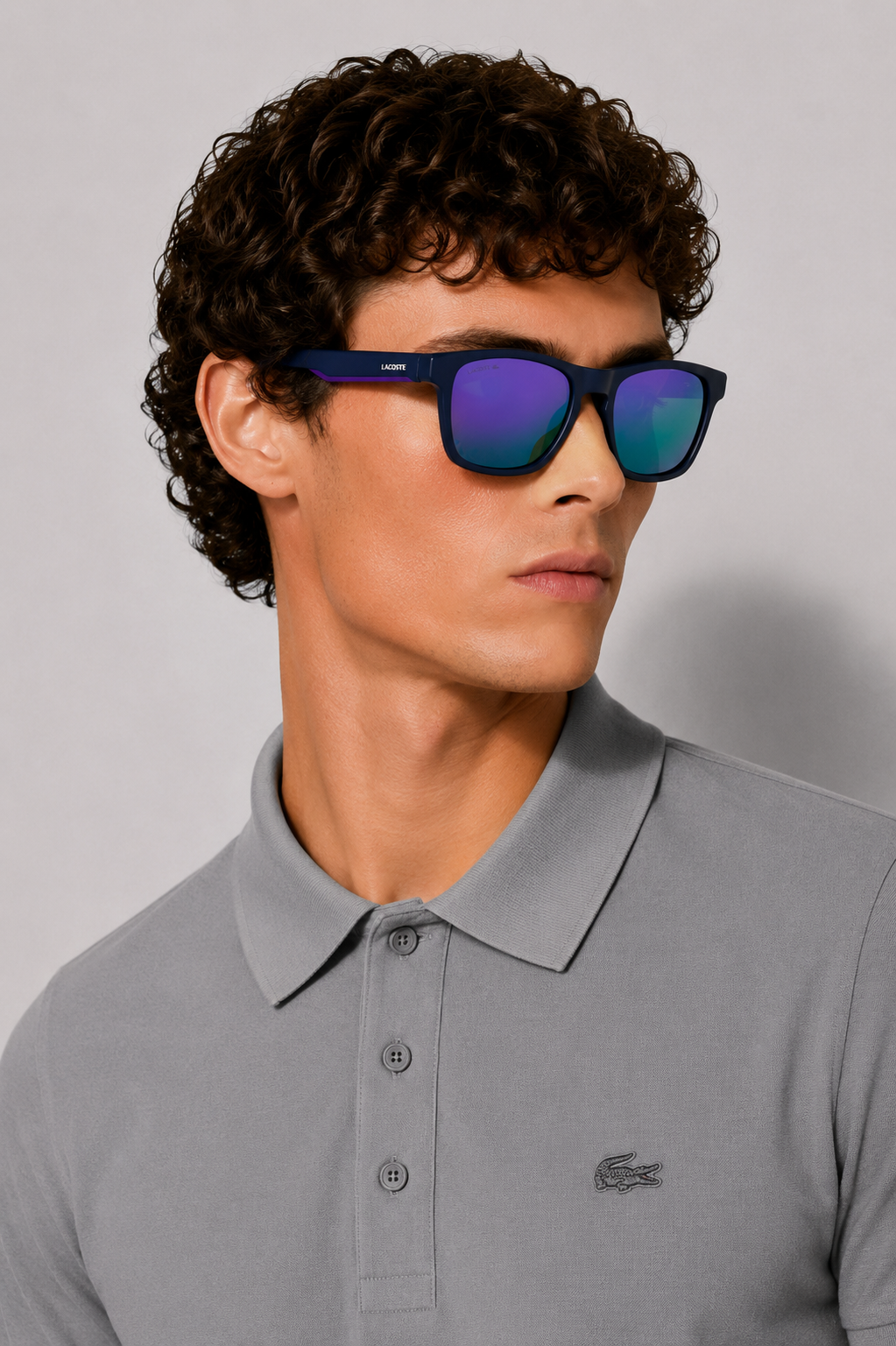 Мъжки слънчеви очила Men’s sunglasses LACOSTE L6018S 424 Blue lifestyle view