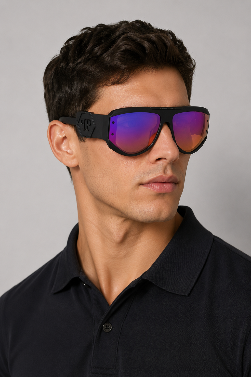 Мъжки слънчеви очила Men's sunglasses PHILIPP PLEIN SPP093M-703V lifestyle view