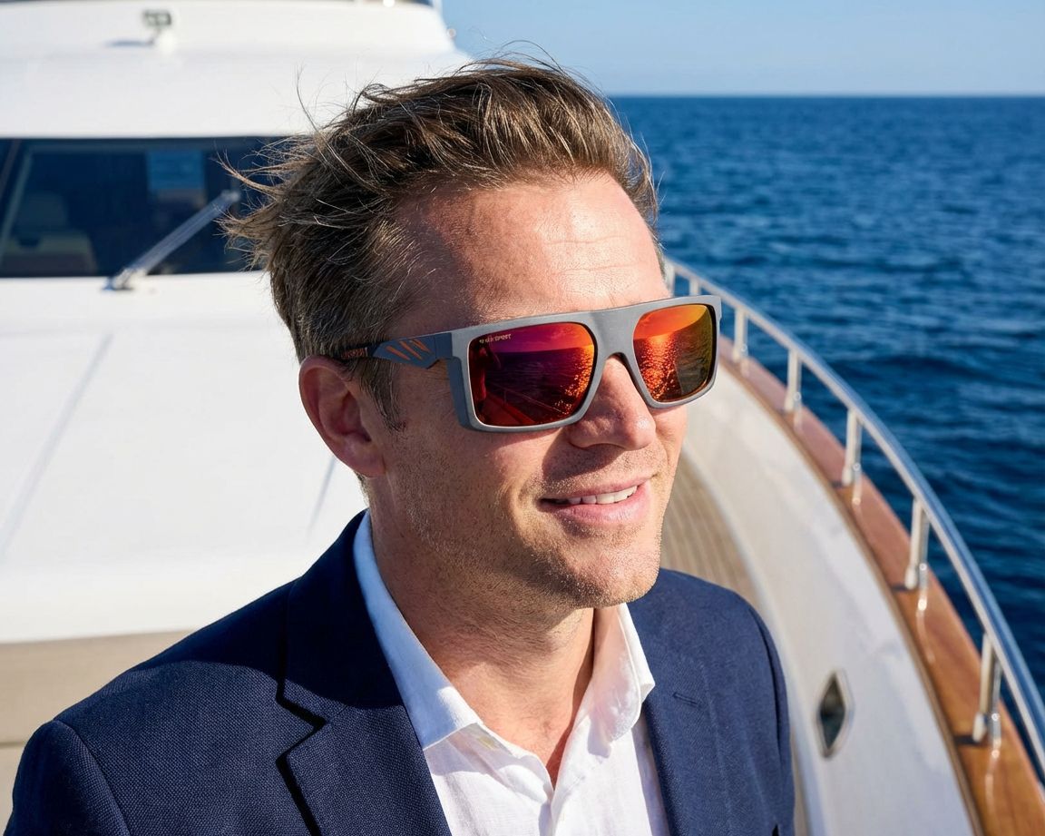 Мъжки слънчеви очила Men’s sunglasses PLEIN SPORT Hurricane SSP009 507Z lifestyle view